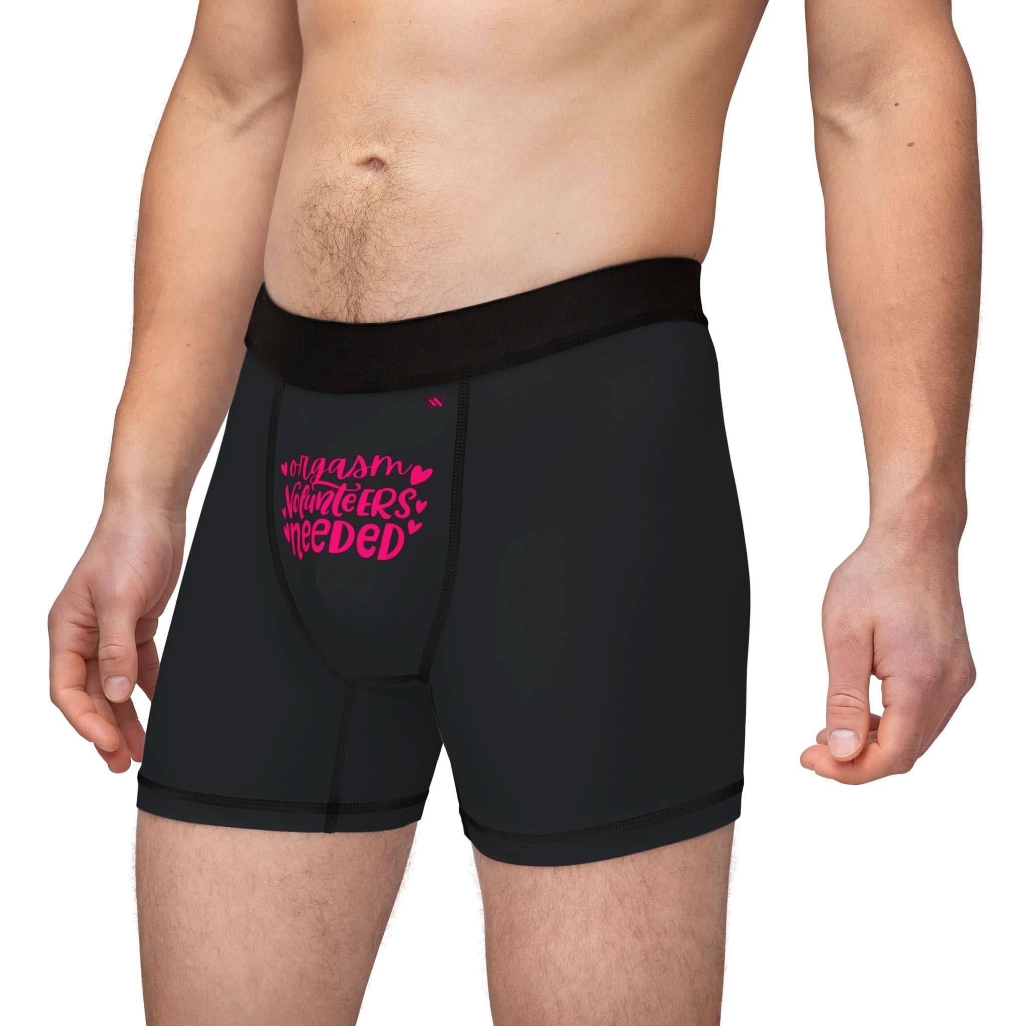 Orgasm Volunteers Needed | Mix and Match Fun-Flirty Lovers’ Boxer Briefs
