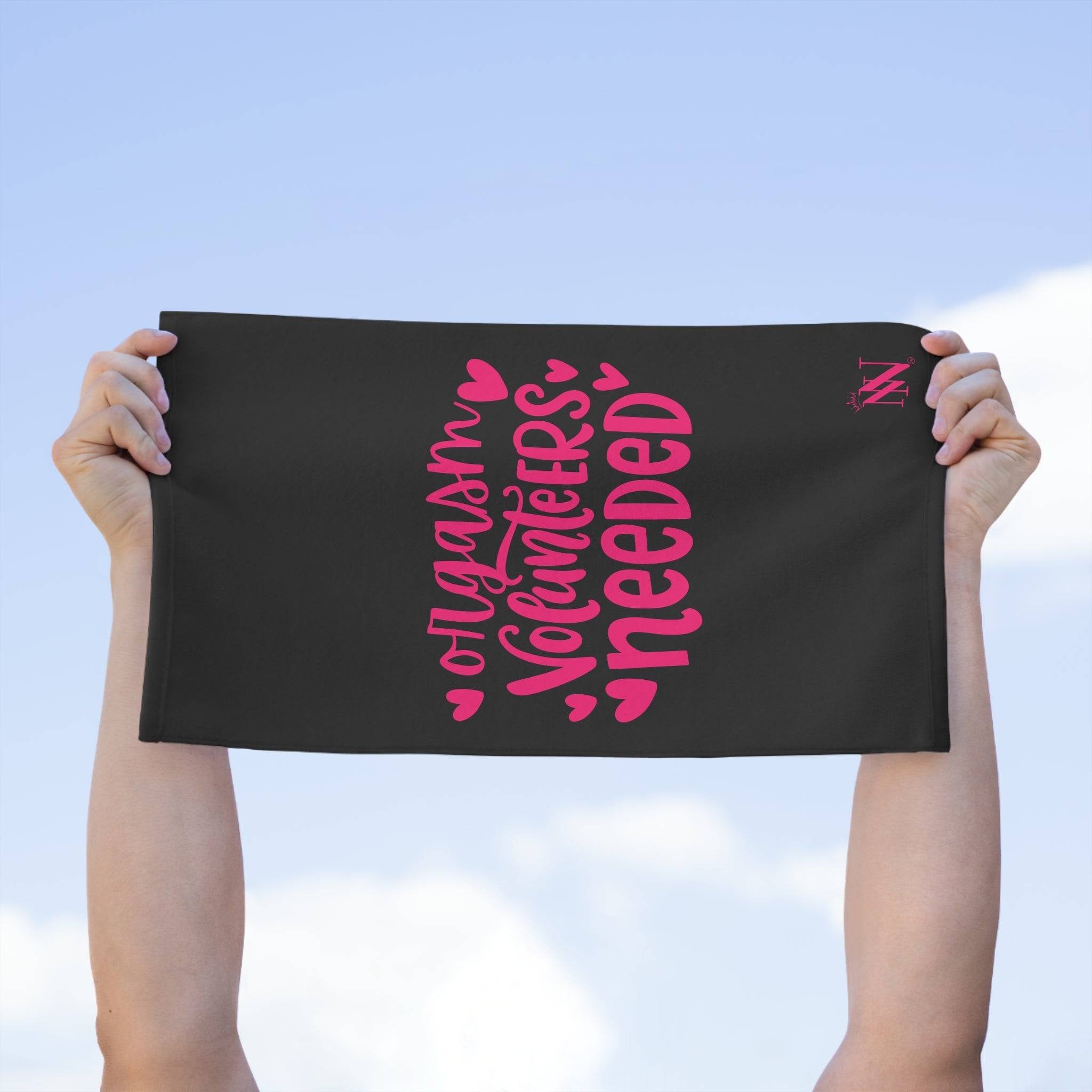 Orgasm Volunteers Needed | Mix & Match Soft Fun-Flirty Lovers’ Towels