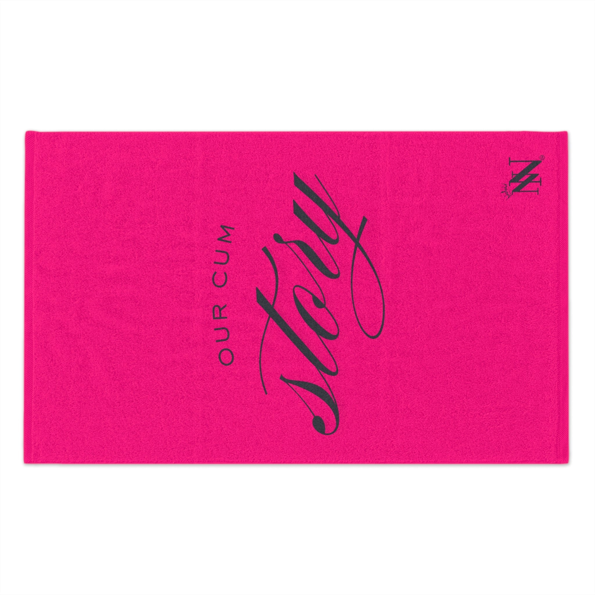 Our Cum Story Pink | Mix & Match Soft Fun-Flirty Lovers’ Towels
