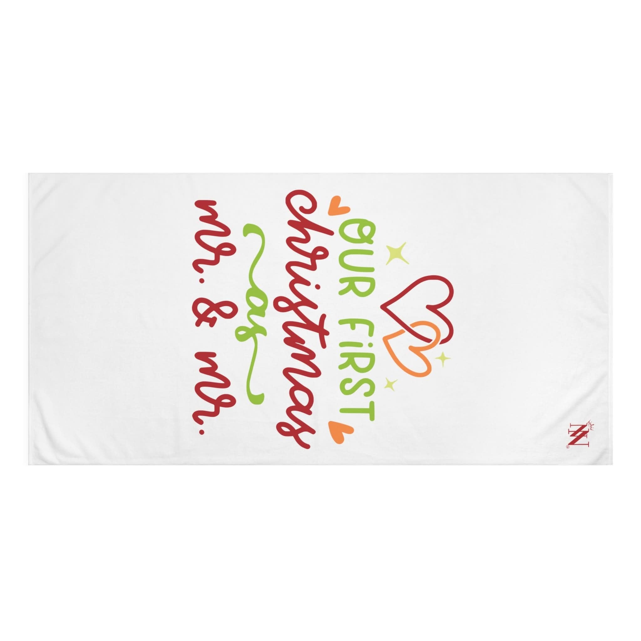 Our First Christmas as Mr. & Mr. | Mix & Match Naughty XL Fun-Flirty Lovers’ Towels