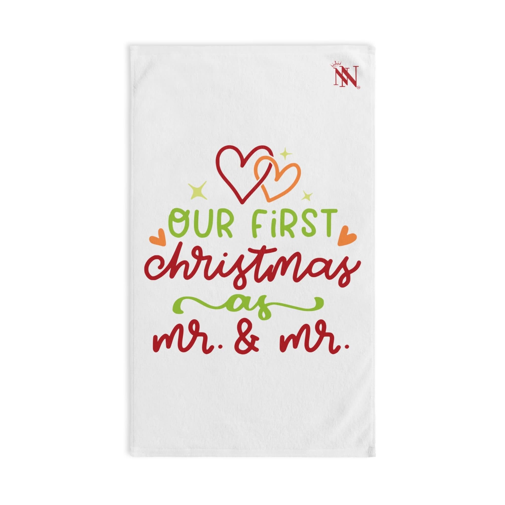 Our First Christmas as Mr. & Mr. | Mix & Match Original Fun-Flirty Lovers’ Towels