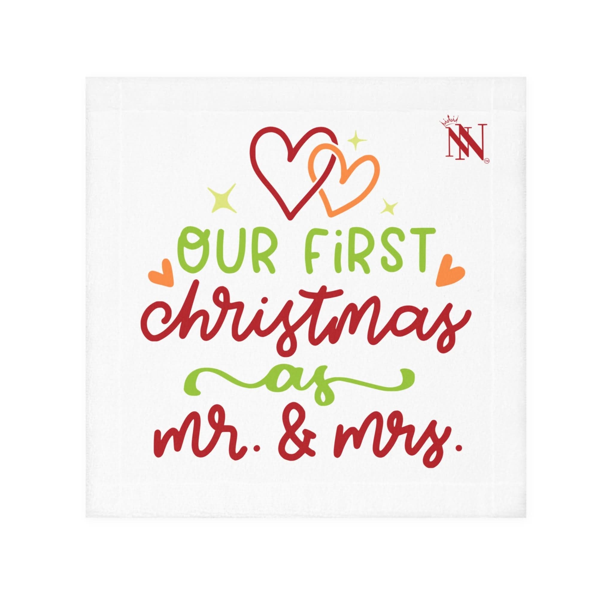 Our First Christmas as Mr. & Mrs. | Mix & Match Lils’ Fun-Flirty Lovers’ Towels
