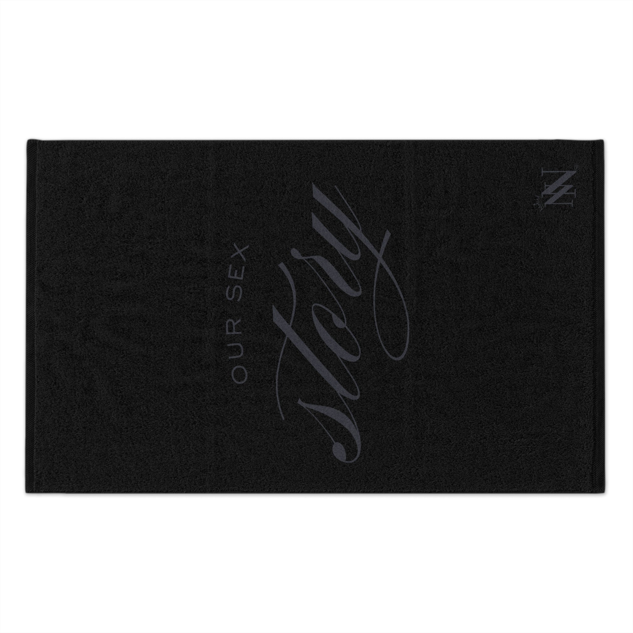 Our Sex Story Black | Mix & Match Soft Fun-Flirty Lovers’ Towels