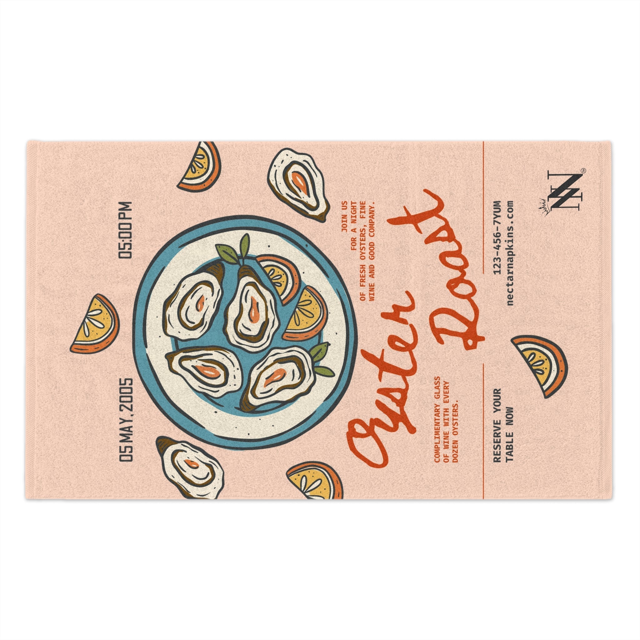 Oyster Roast | Mix & Match Soft Fun-Flirty Lovers’ Towels