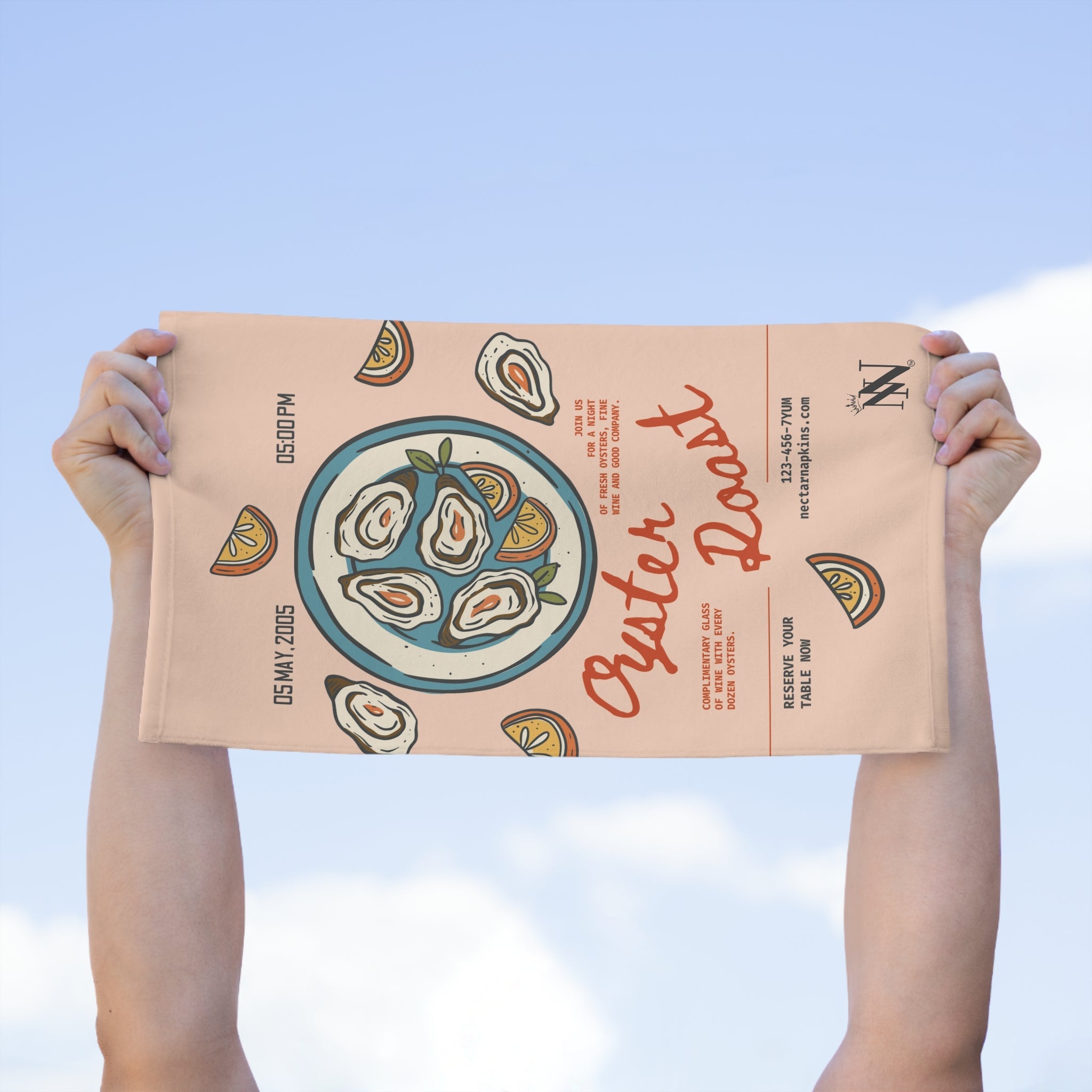 Oyster Roast | Mix & Match Soft Fun-Flirty Lovers’ Towels