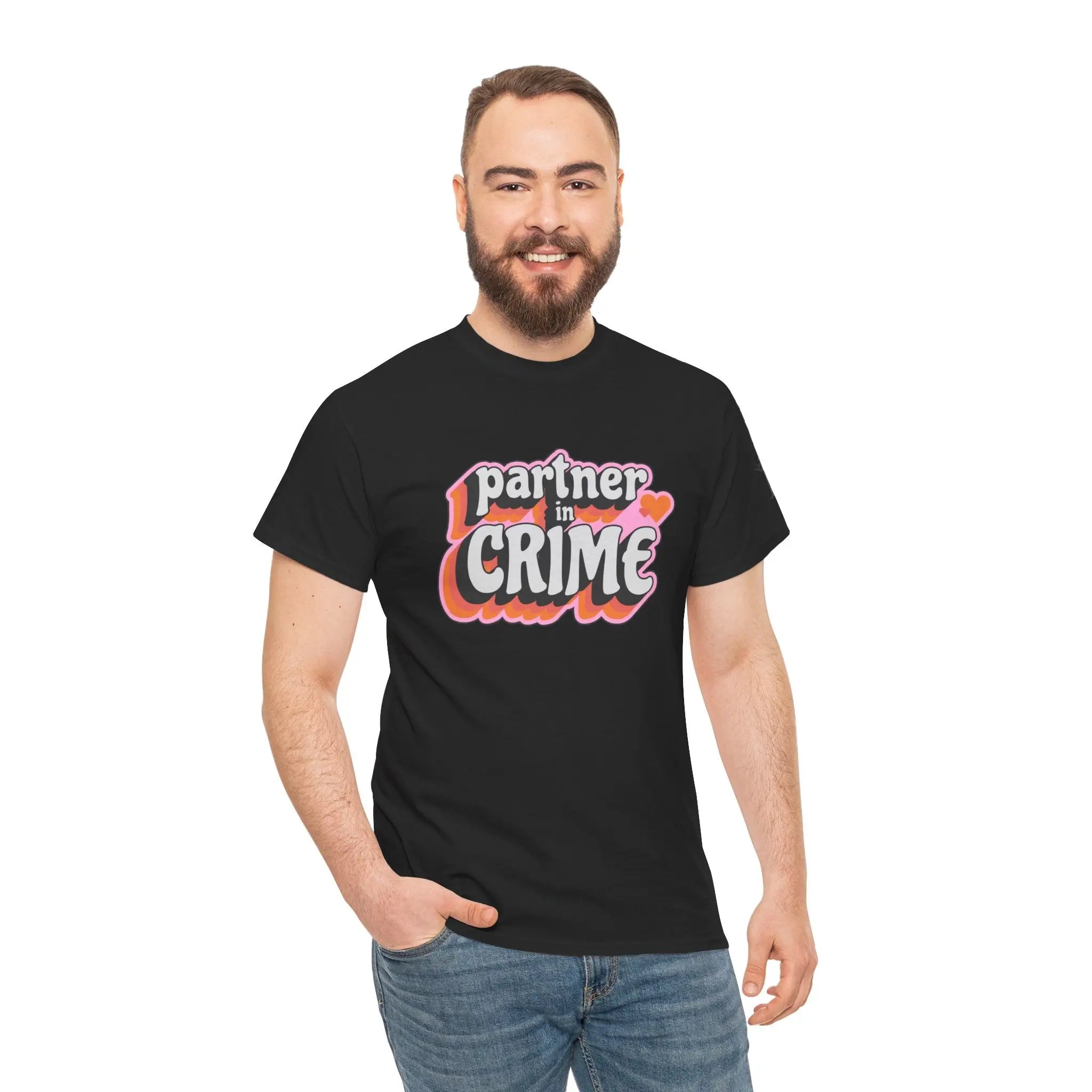 Partner in Crime | Mix & Match 100% Cotton Unisex Fun-Flirty Lovers’ Tees