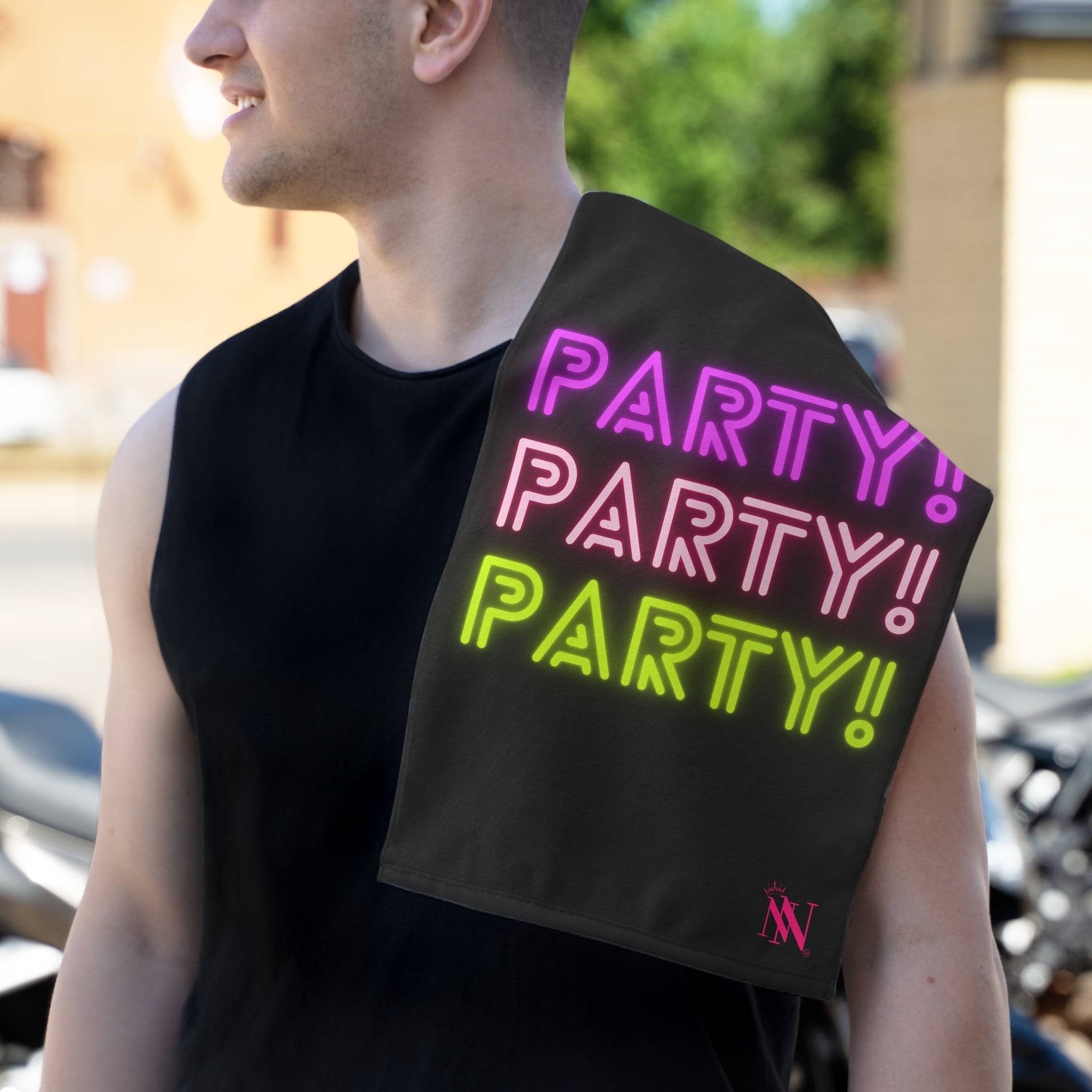 Party Black Mix & Match Soft Sex Towels | Flirty Lovers’ Gifts