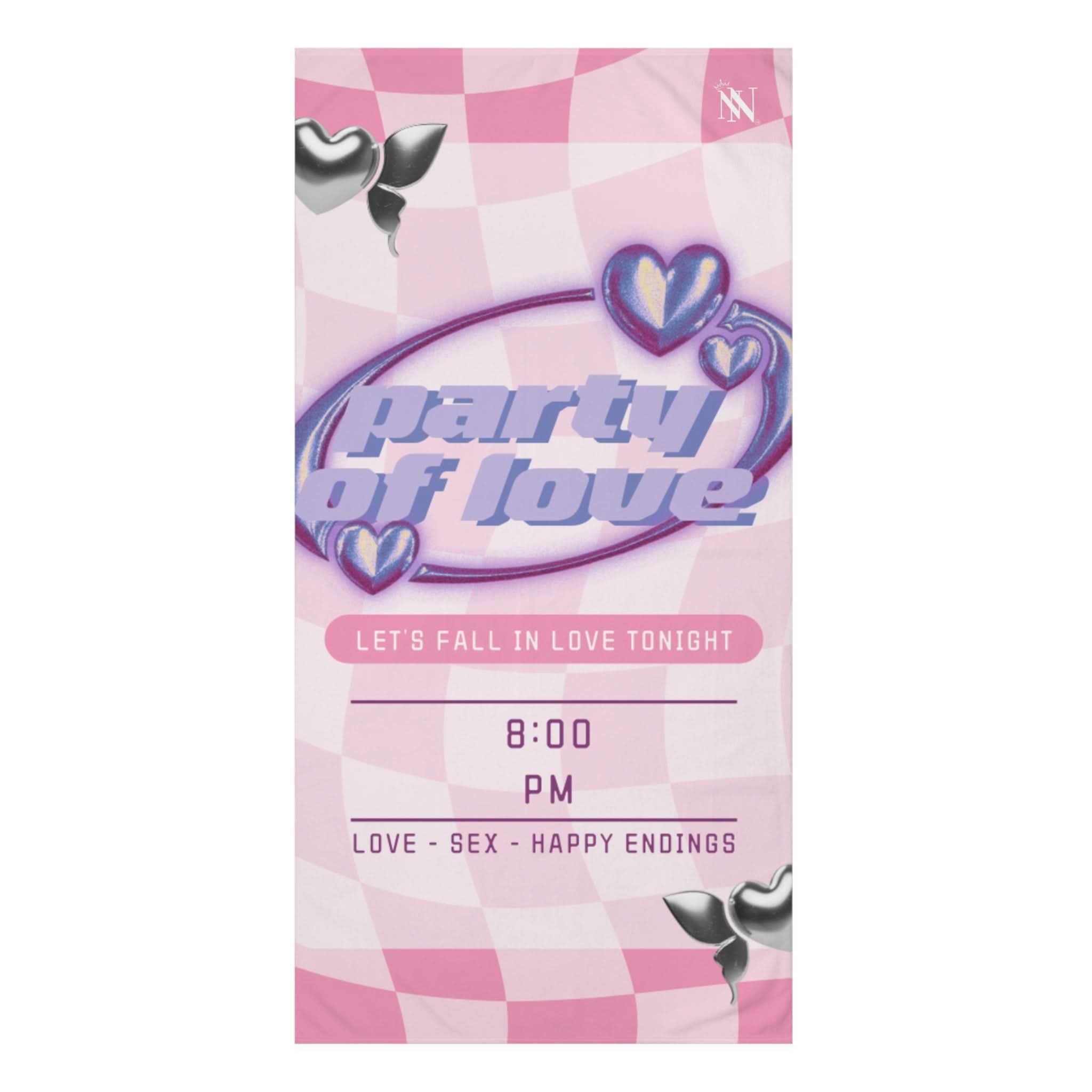 Party of Love | Mix & Match Naughty XL Fun-Flirty Lovers’ Towels