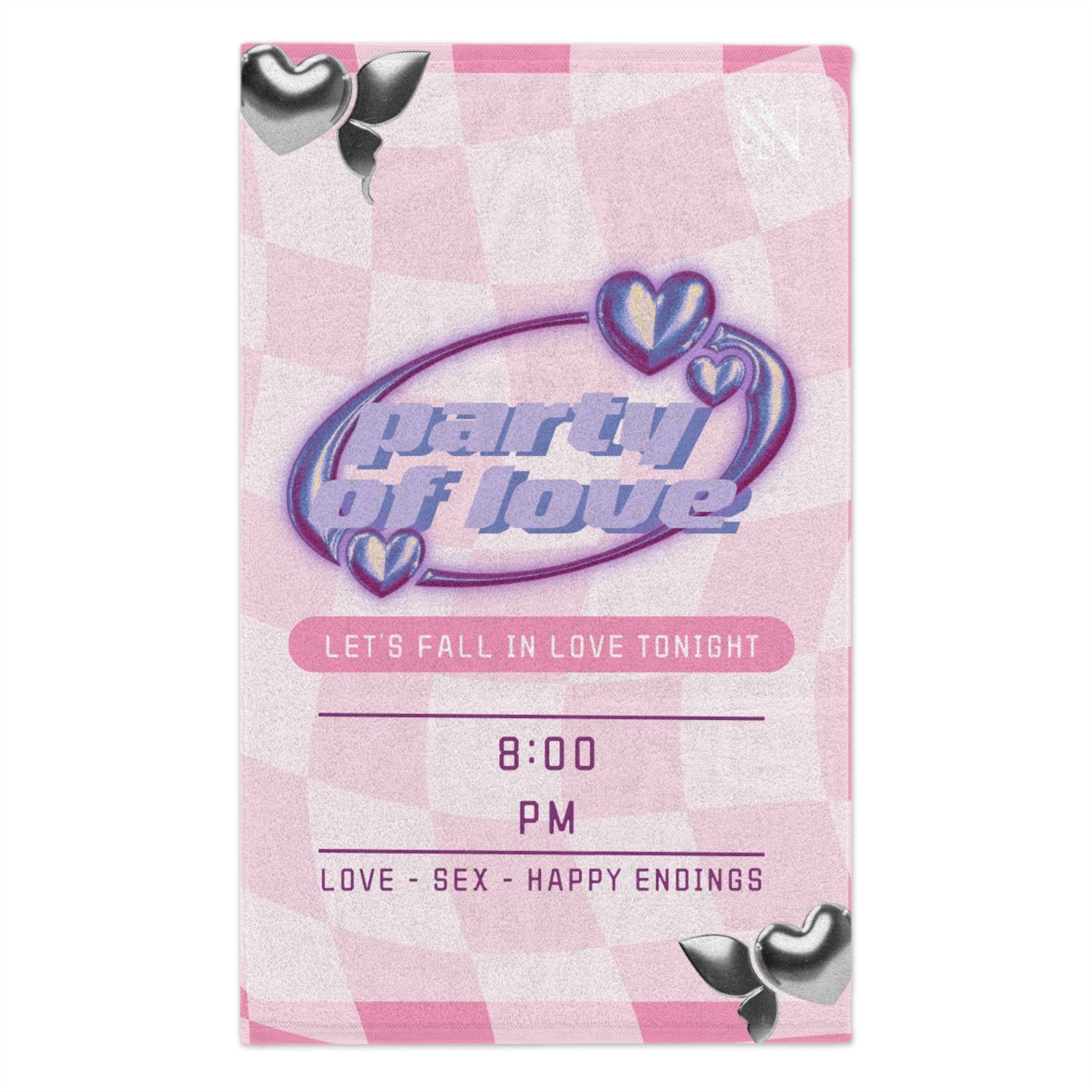 Party of Love | Mix & Match Soft Fun-Flirty Lovers’ Towels