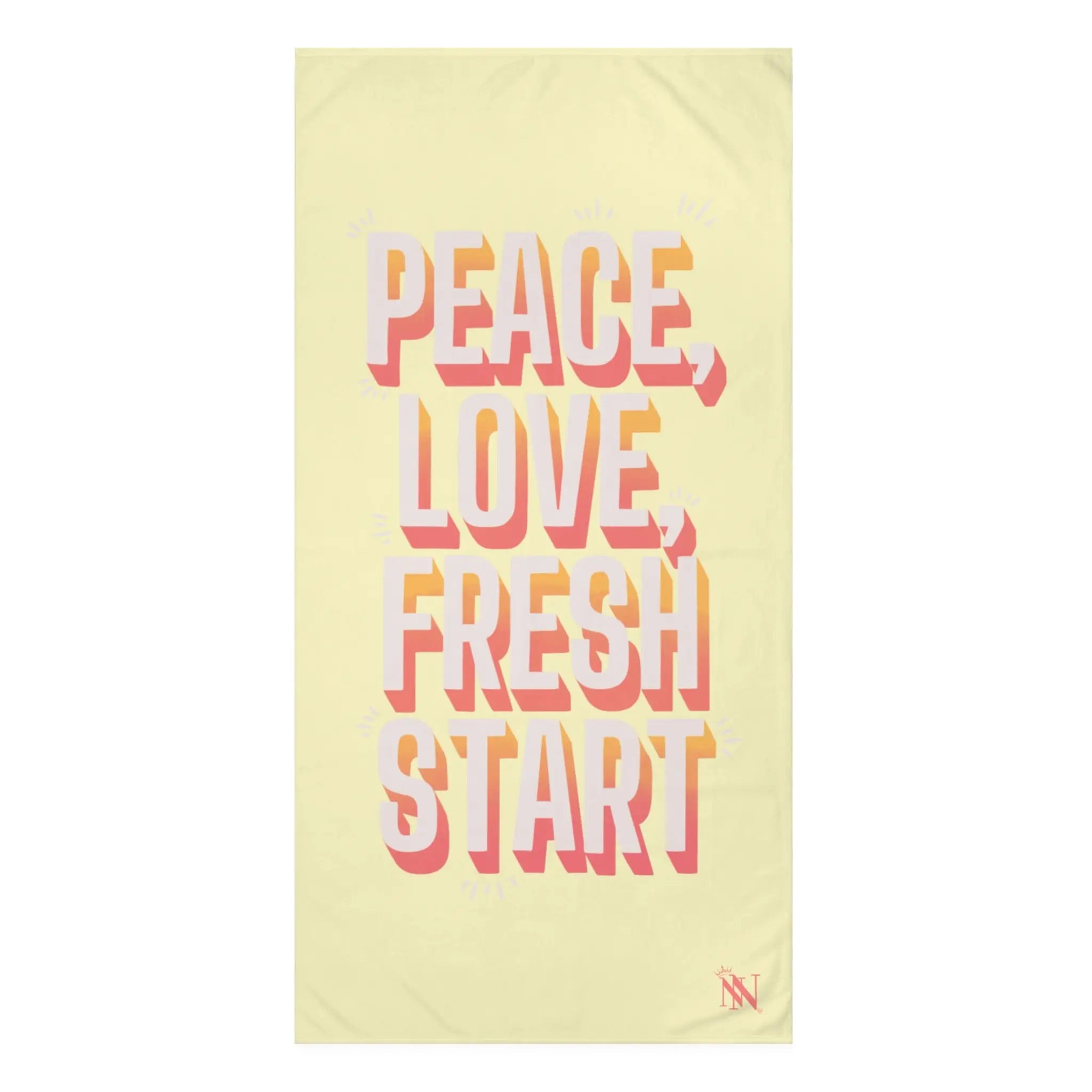Peace Love Fresh Start | Mix & Match XL Fun-Flirty Loversβ Towels