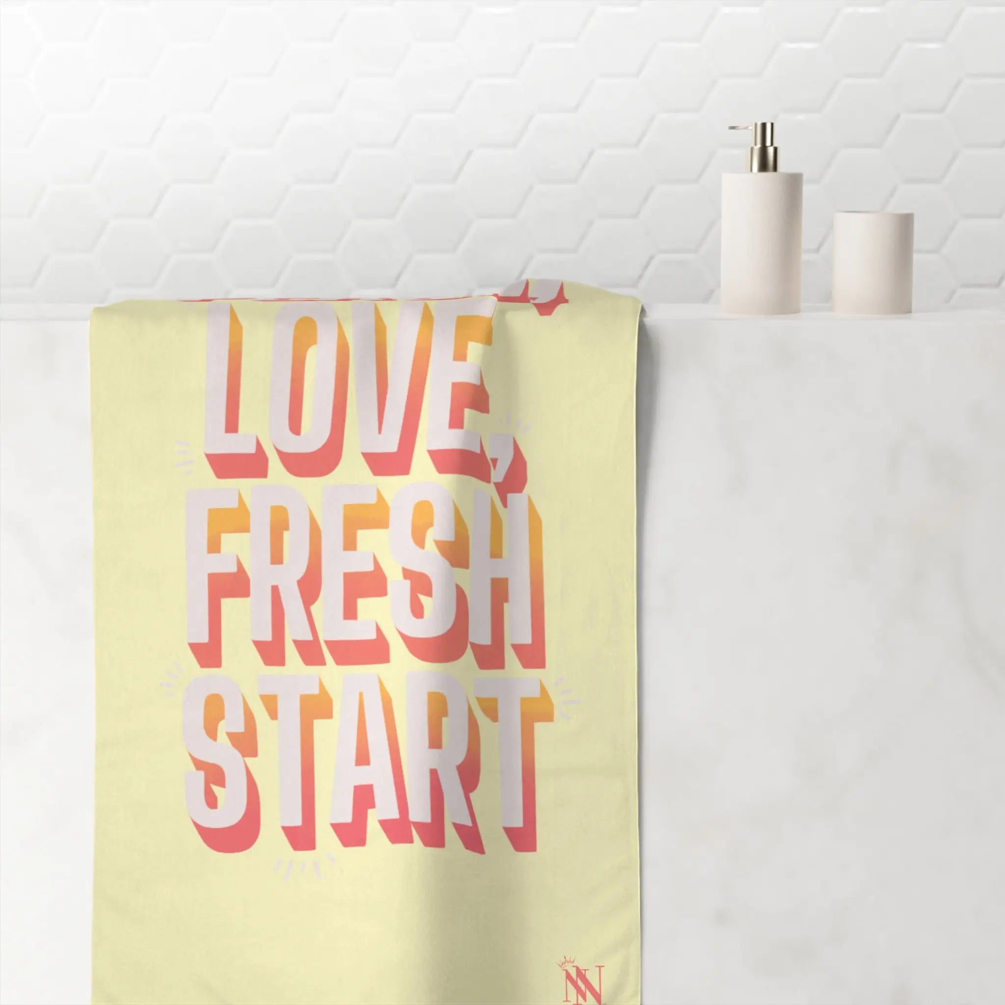 Peace Love Fresh Start | Mix & Match XL Fun-Flirty Loversβ Towels