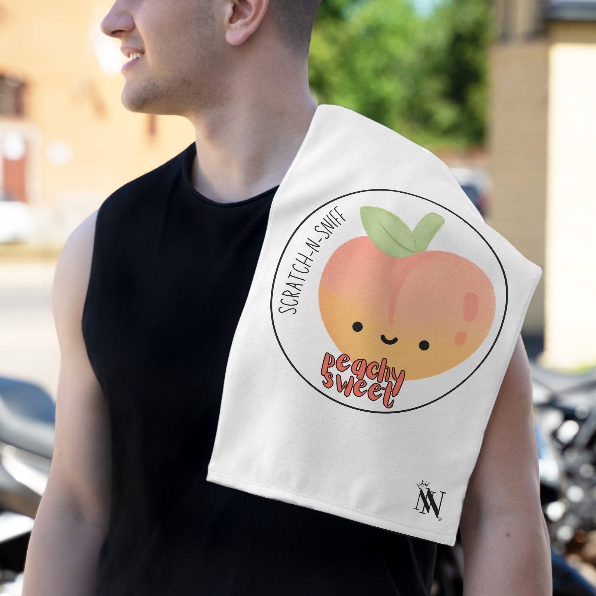 Peachy Sweet Scratch-N-Sniff | Mix & Match Soft Fun-Flirty Lovers’ Towels