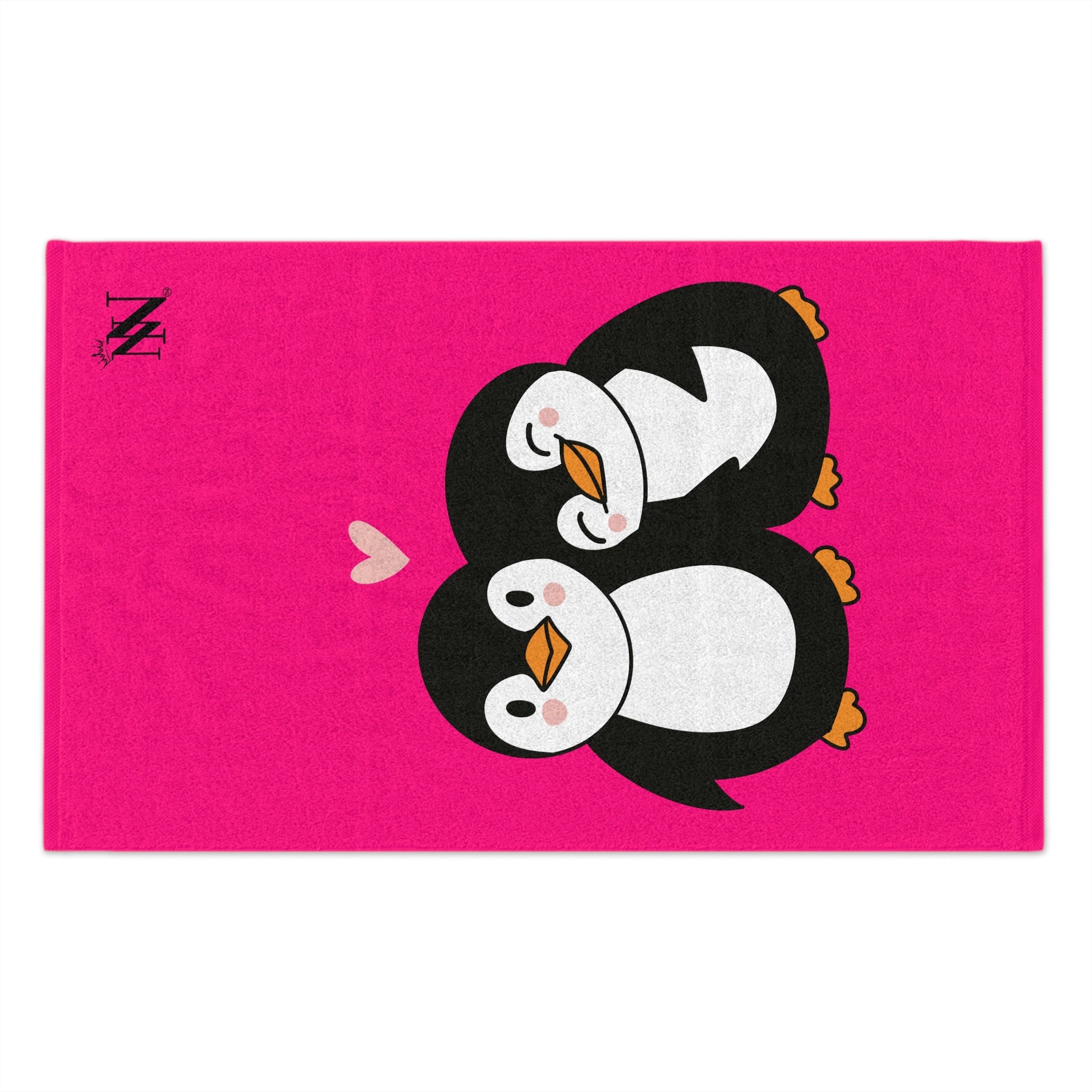 Penguin Love Pink | Mix & Match Soft Fun-Flirty Lovers’ Towels