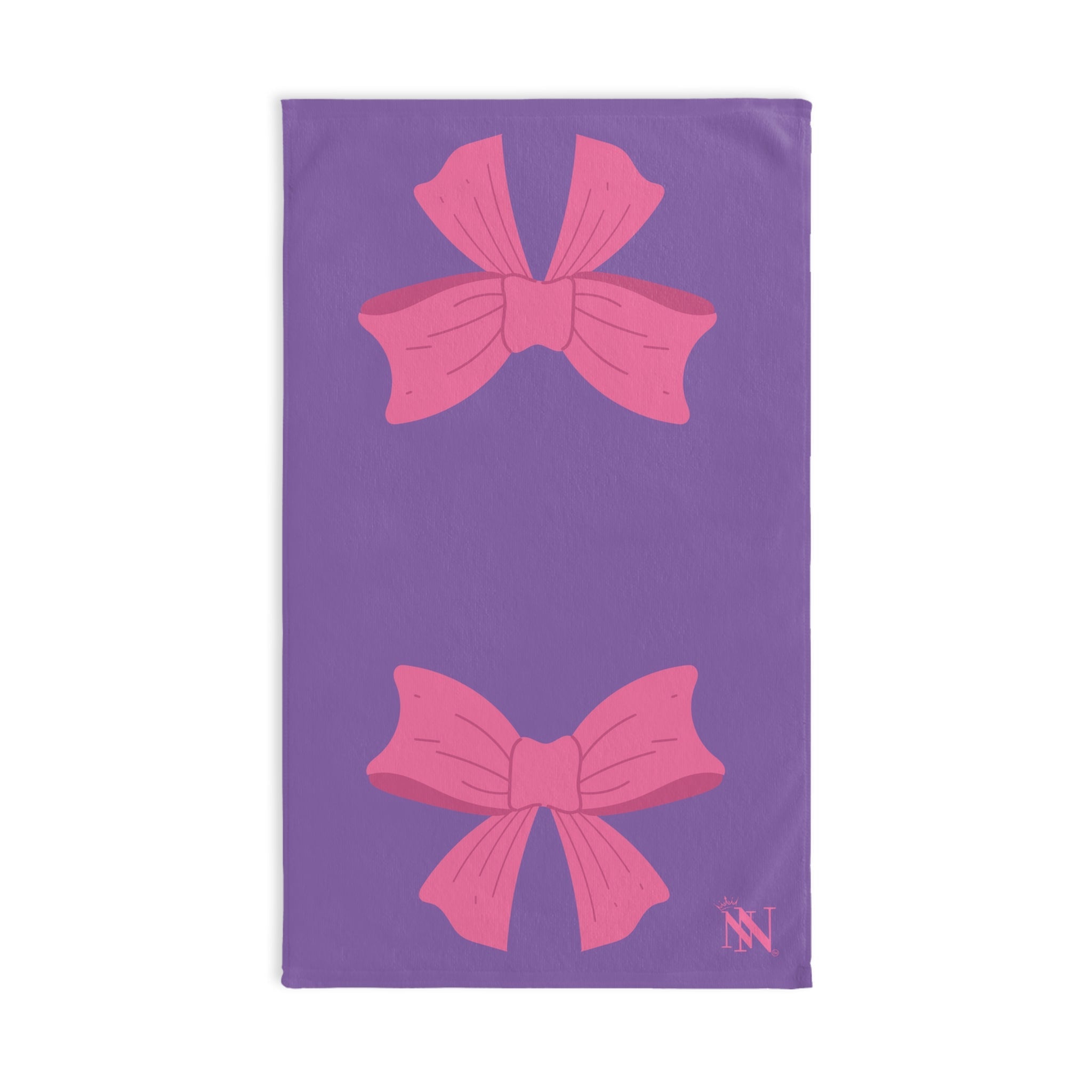 Pink Bow Shareable Lavendar | Mix & Match Original Fun-Flirty Lovers’ Towels