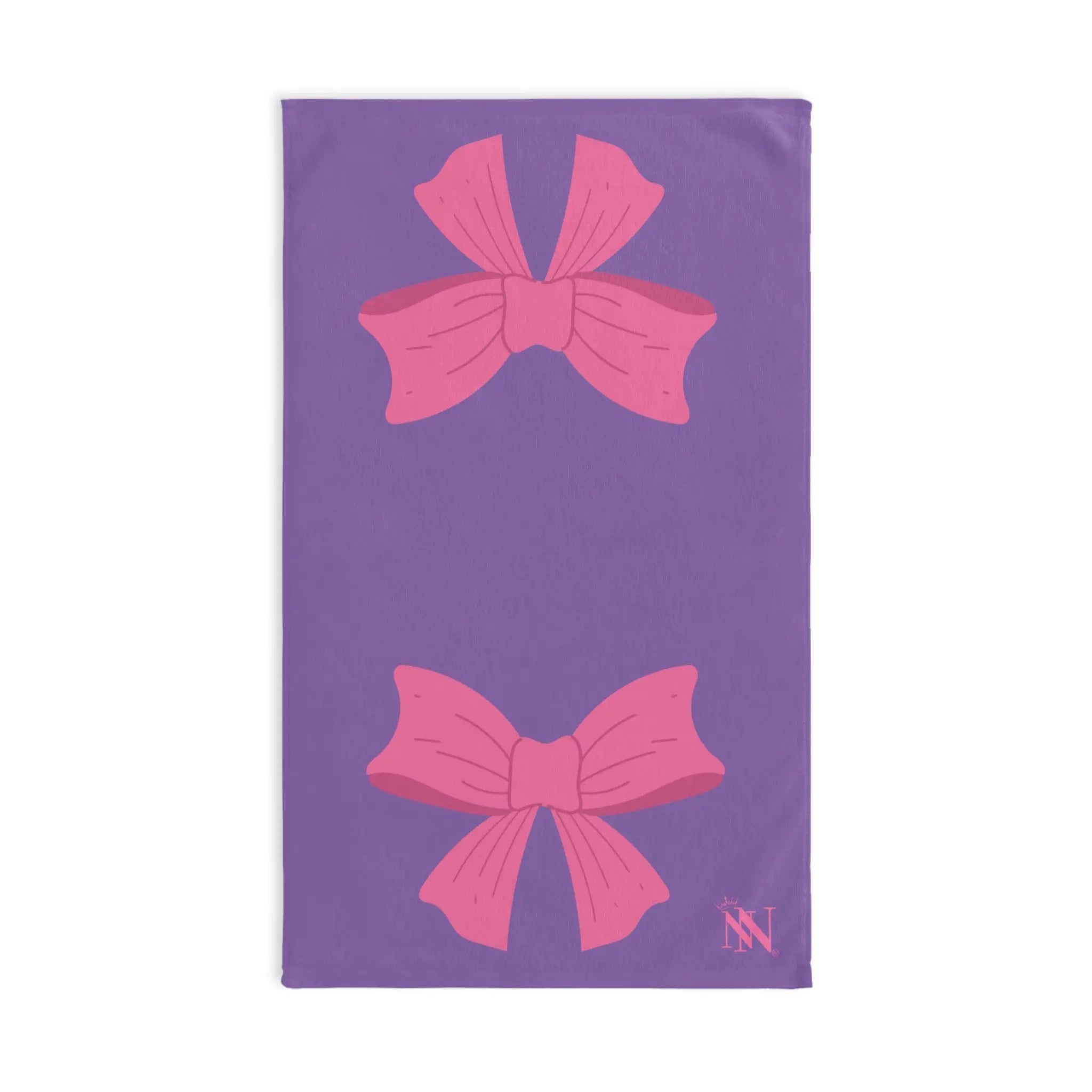 Pink Bow Shareable Lavendar | Mix & Match Original Fun-Flirty Lovers’ Towels