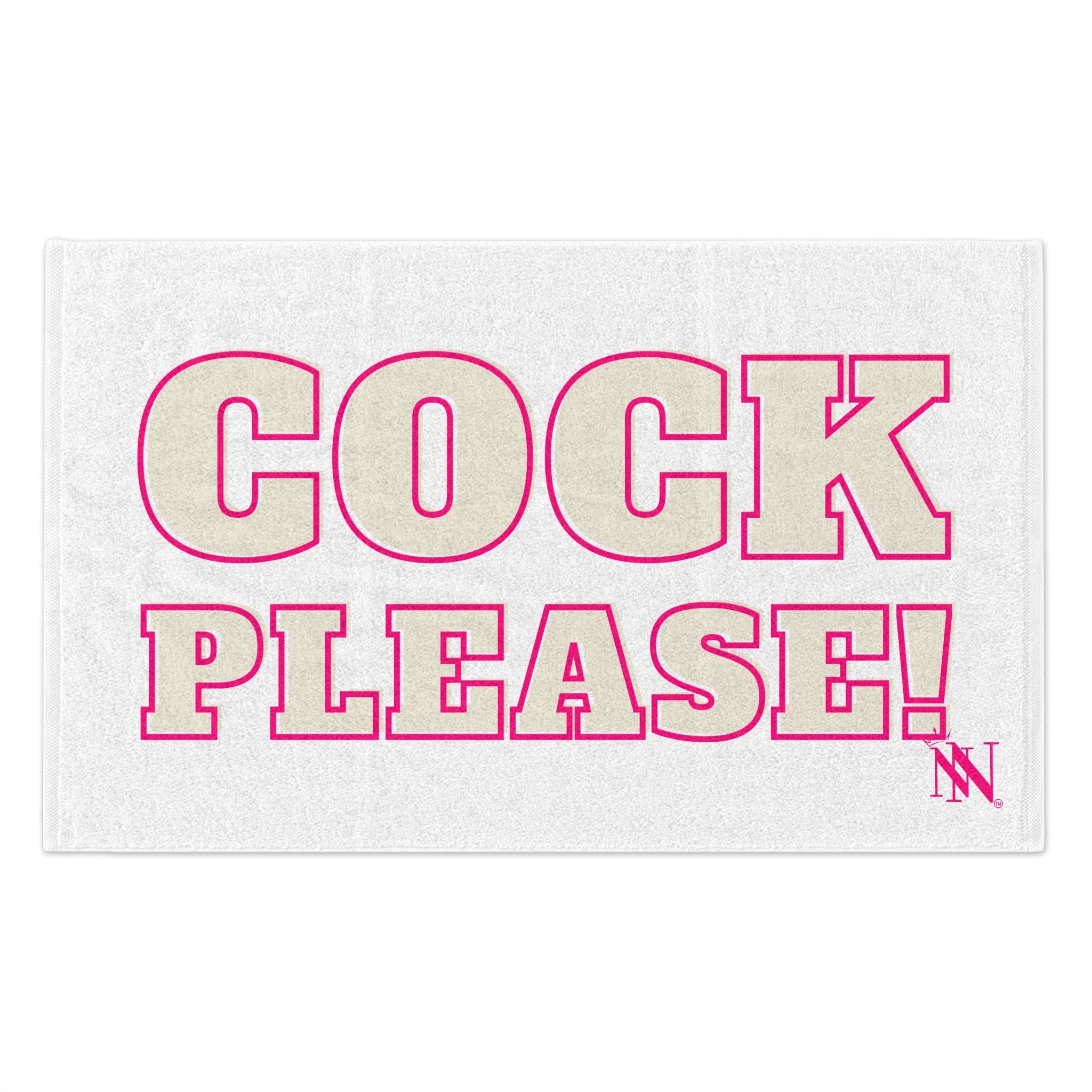 Pink Cock Please! | Mix & Match Soft Fun-Flirty Lovers’ Towels
