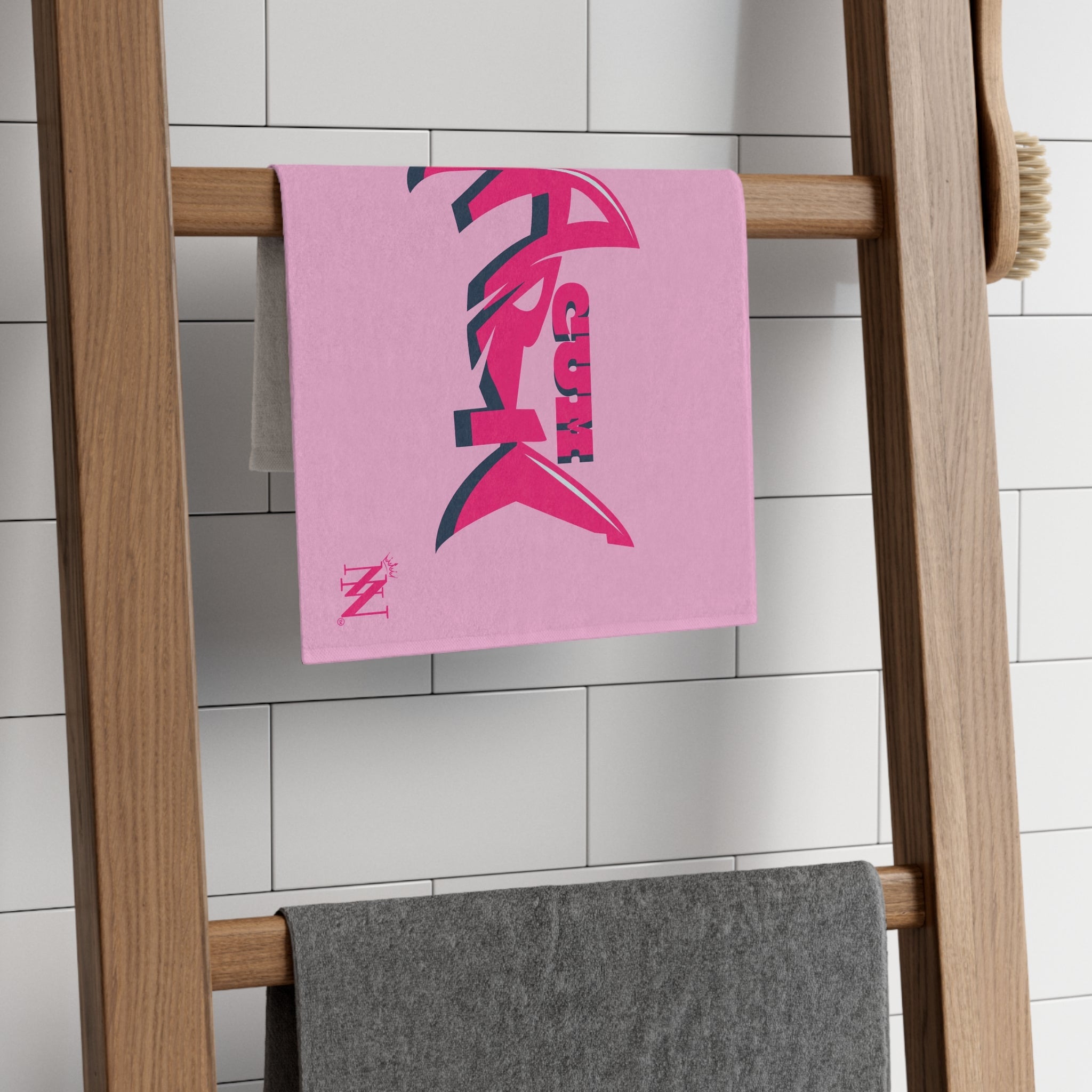 Pink Cum Shark Light Pink | Mix & Match Soft Fun-Flirty Lovers’ Towels