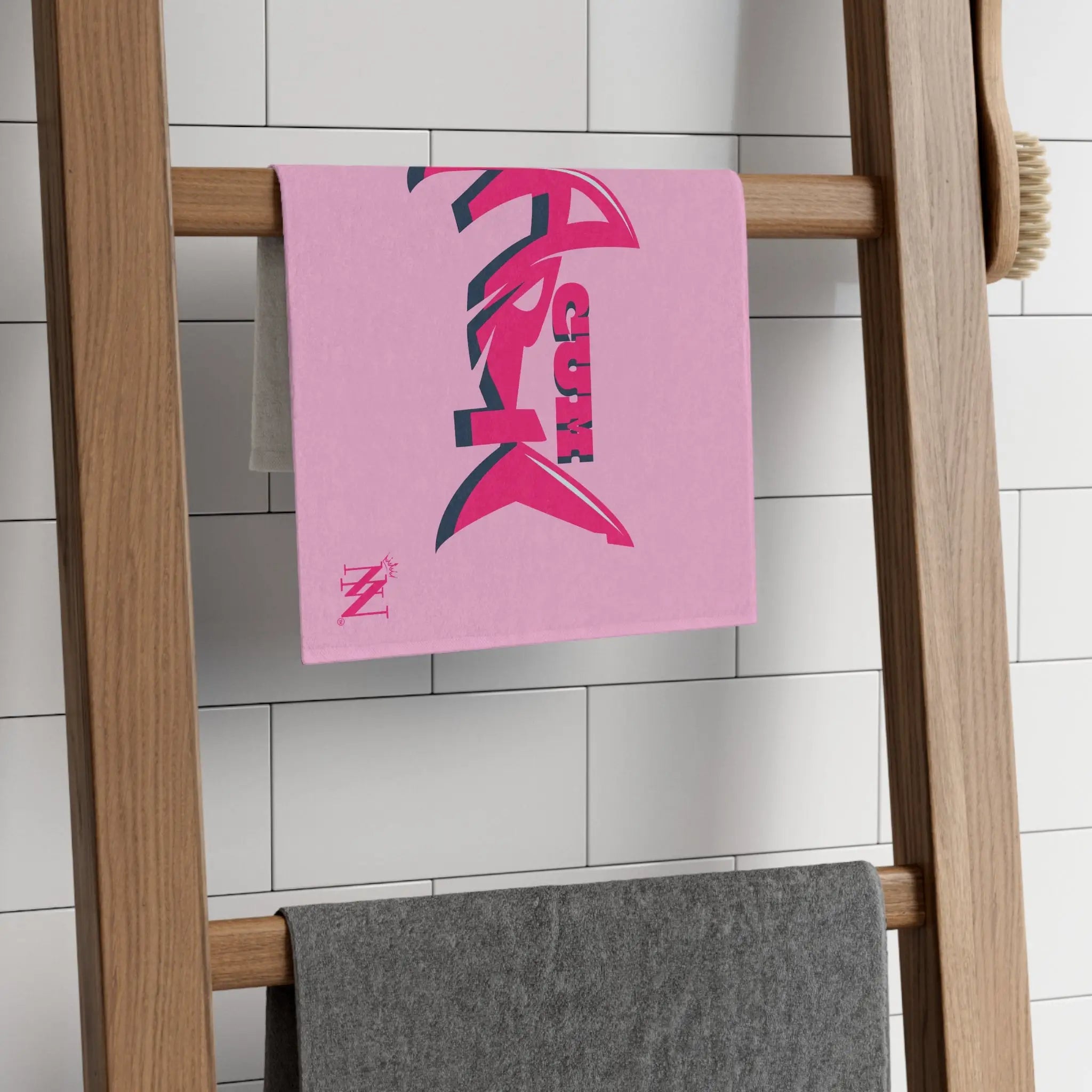 Pink Cum Shark Light Pink | Mix & Match Soft Fun-Flirty Lovers’ Towels
