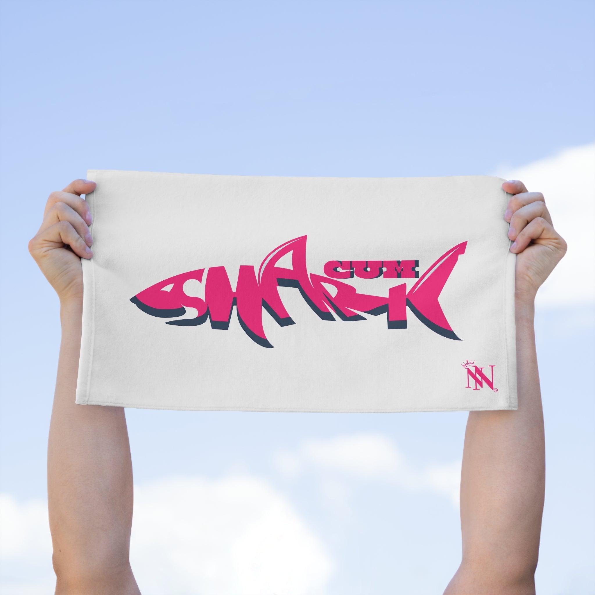 Pink Cum Shark | Mix & Match Soft Fun-Flirty Lovers’ Towels