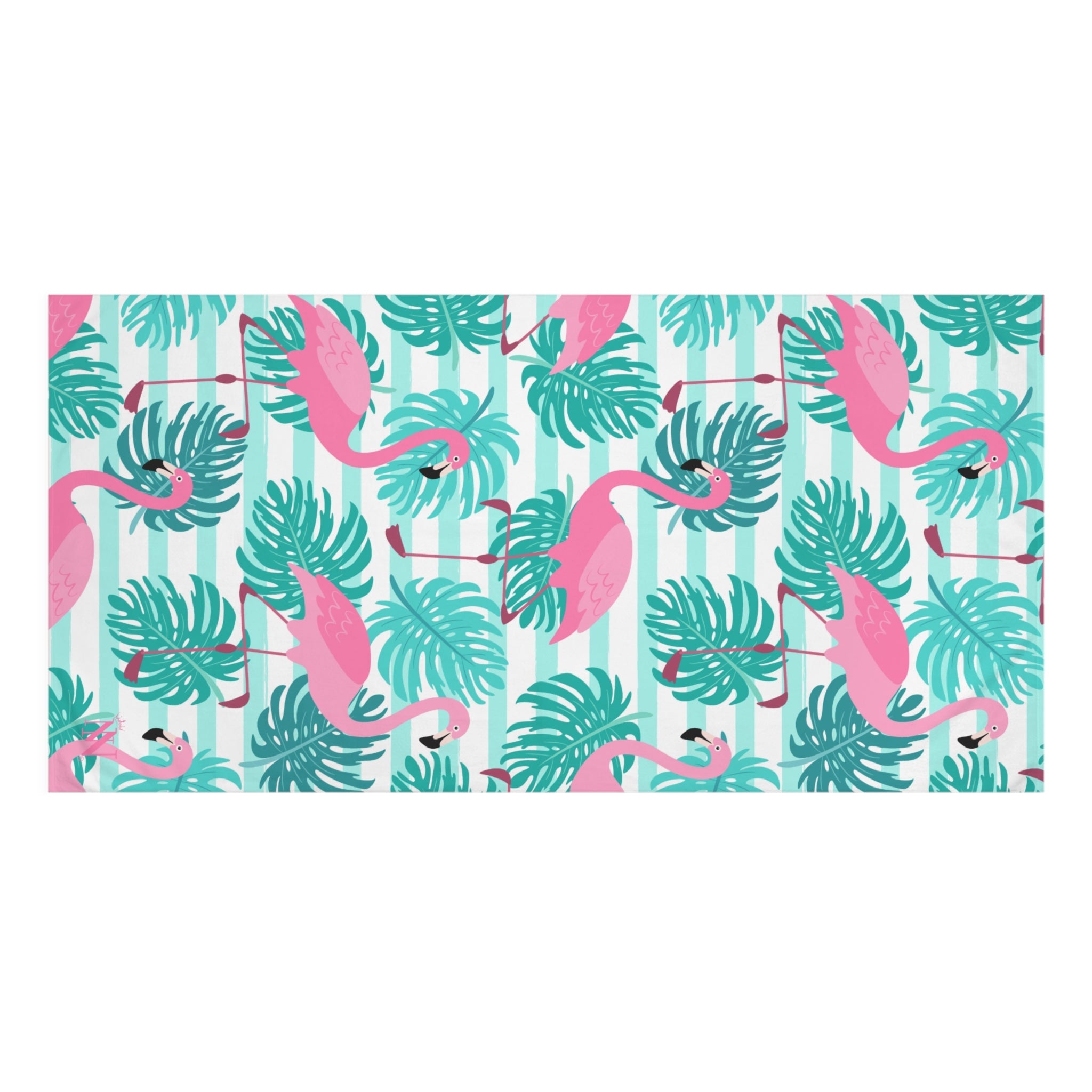 Pink Flamingo Hawaiian Shirt | Mix & Match XL Fun-Flirty Lovers’ Towels