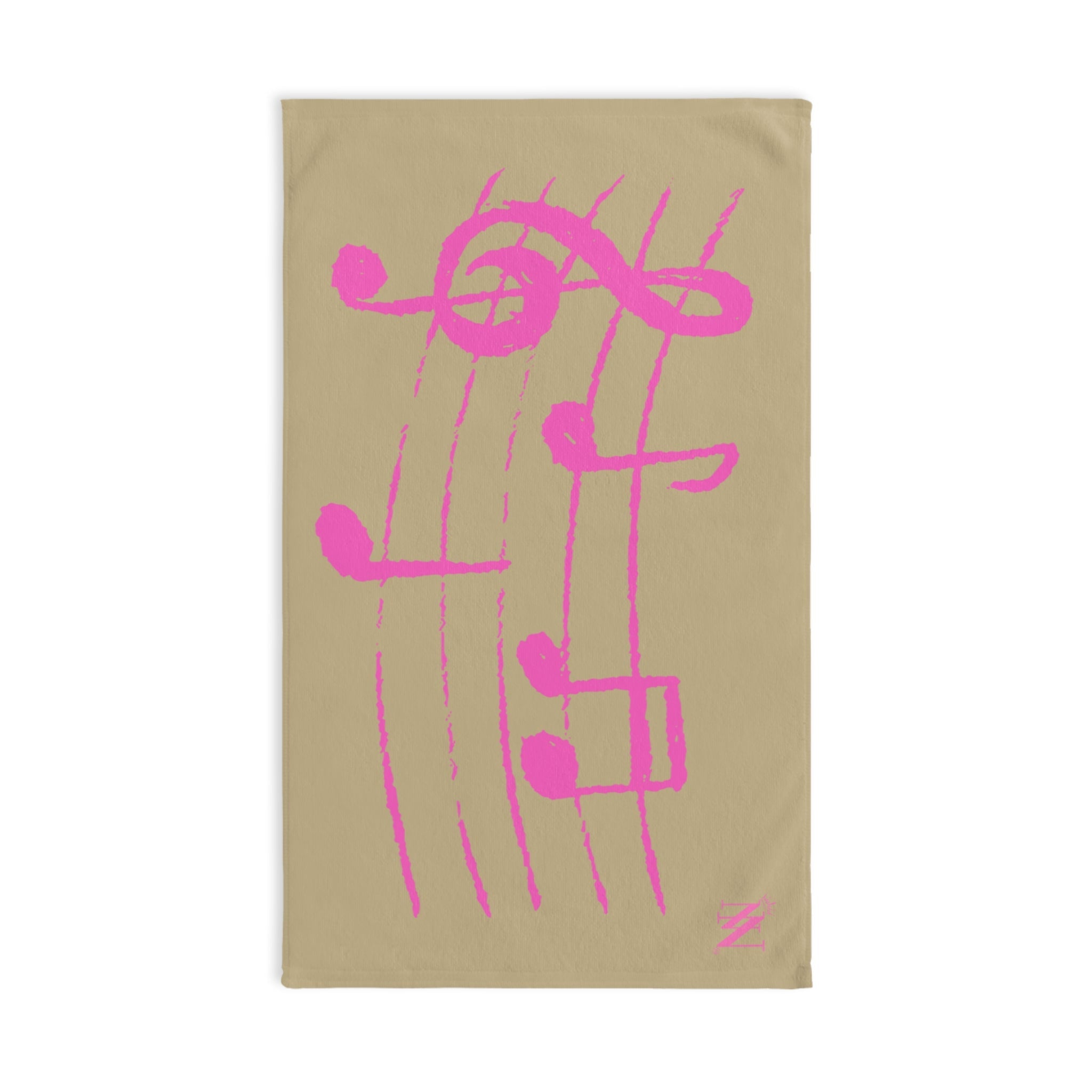 Pink Love Notes Gold | Mix & Match Original Fun-Flirty Lovers’ Towels