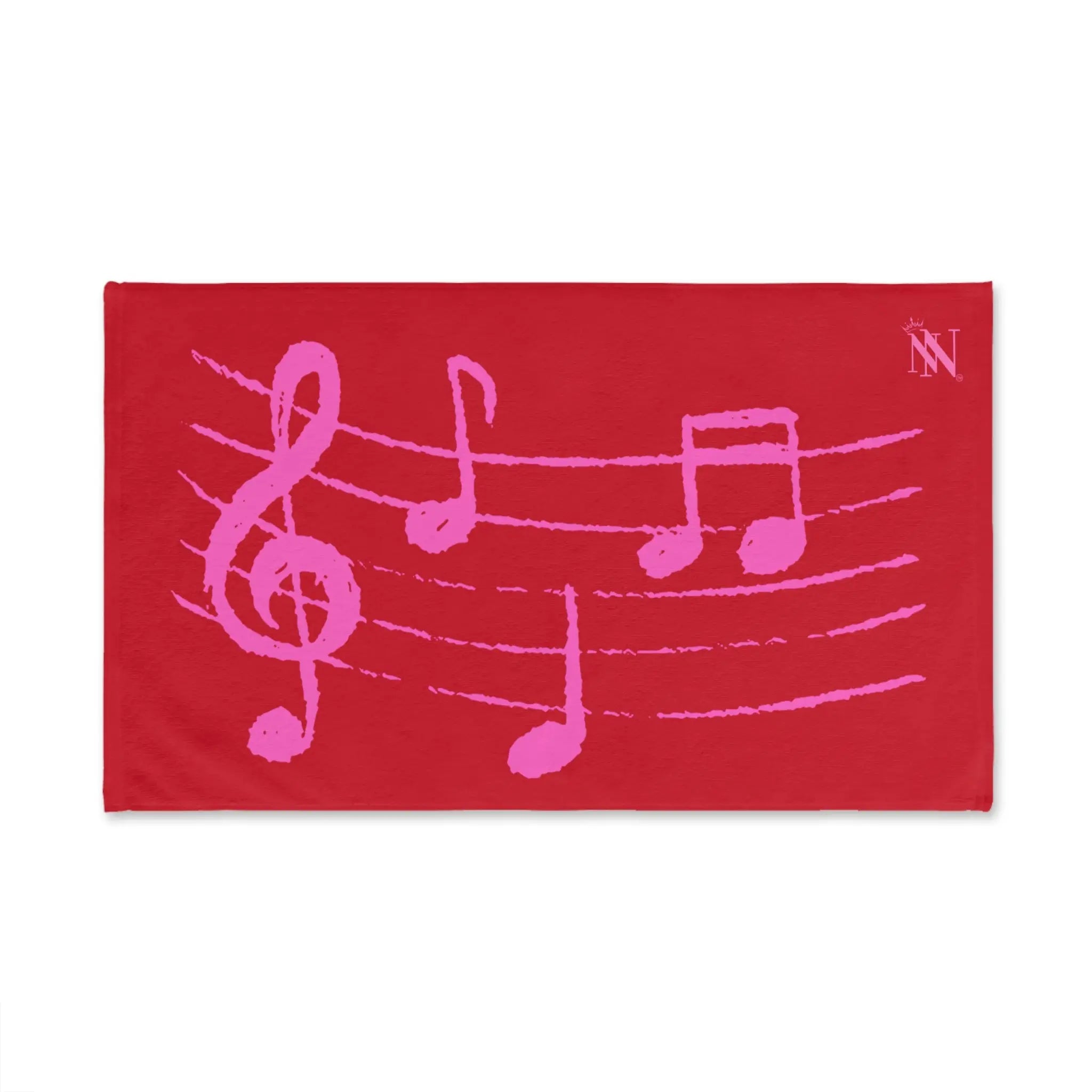 Pink Love Notes Red | Mix & Match Original Fun-Flirty Lovers’ Towels