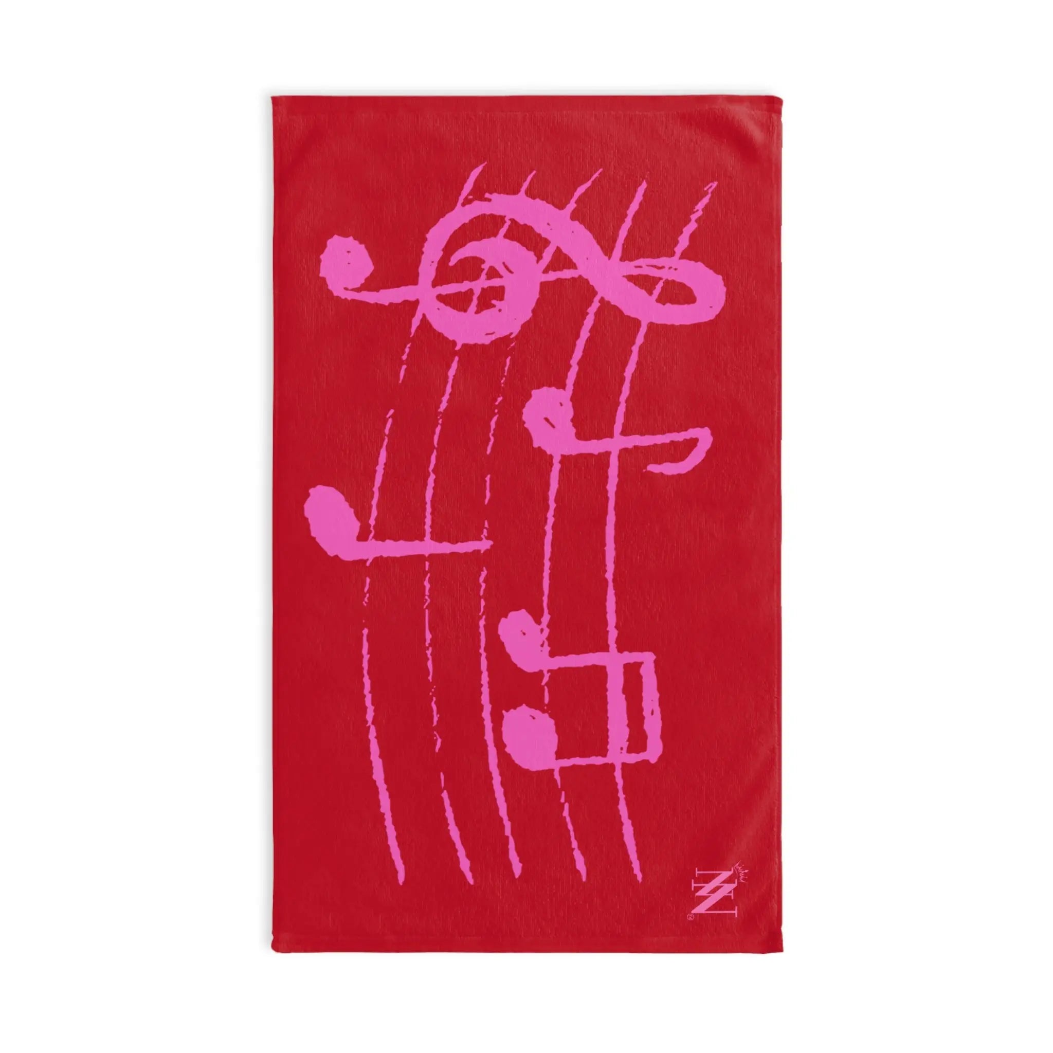 Pink Love Notes Red | Mix & Match Original Fun-Flirty Lovers’ Towels