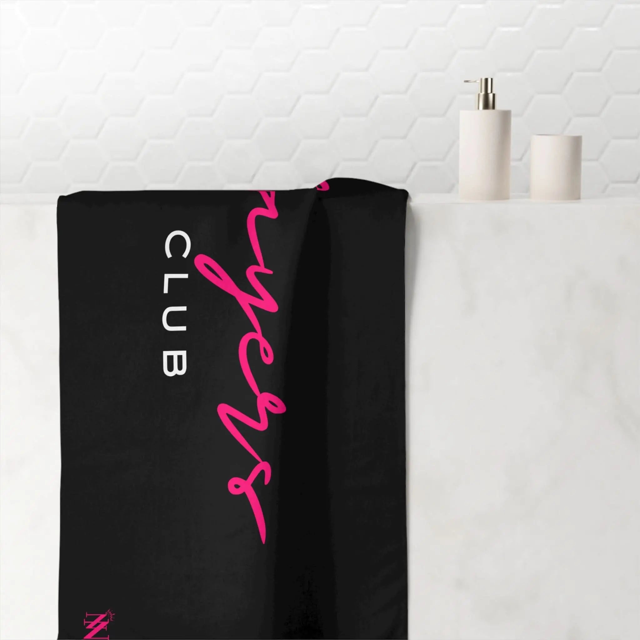Pink Players Club Fun XL Cum Towel | Big Bold & Sexy Stylish