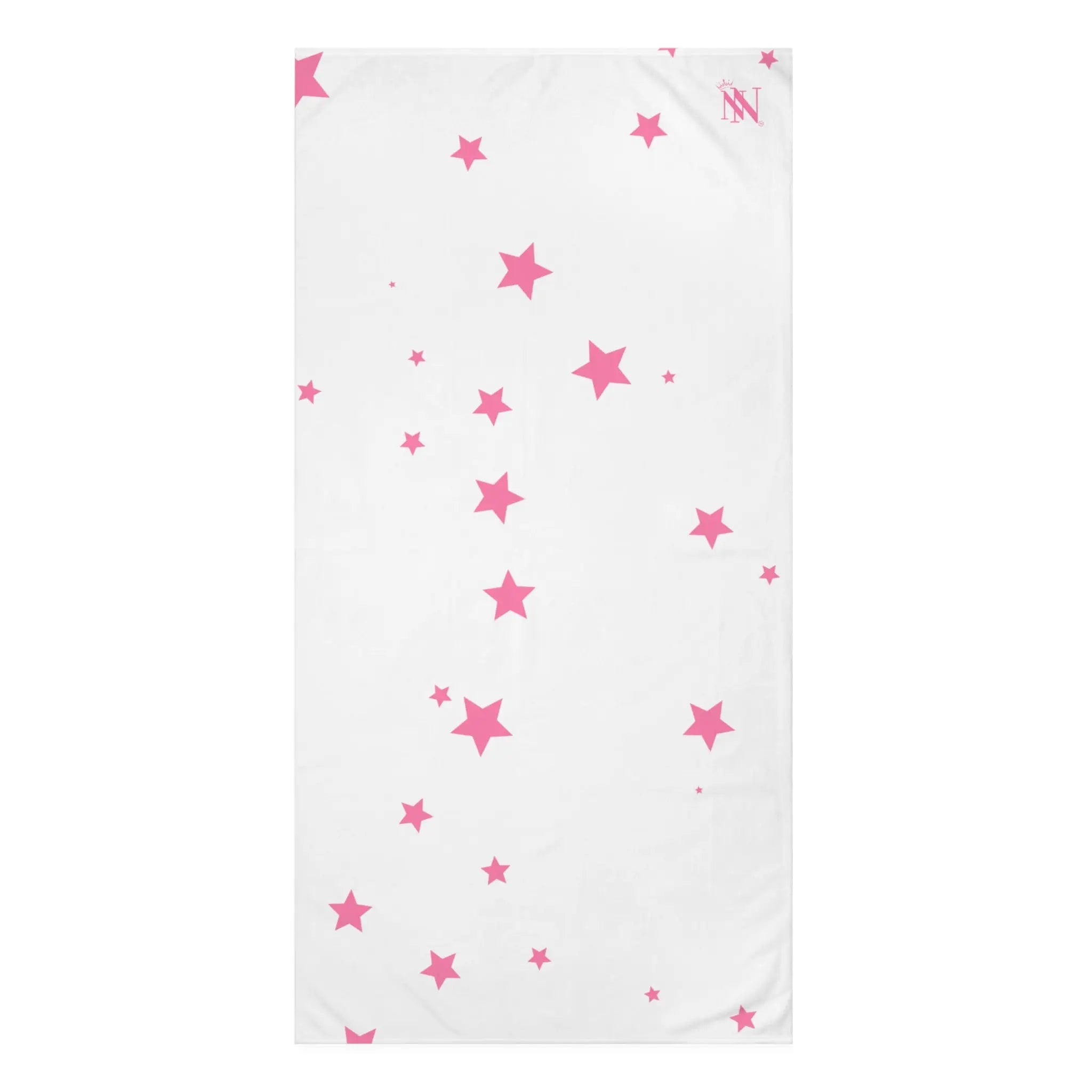 Pink Star Pattern | Mix & Match XL Fun-Flirty Lovers’ Towels