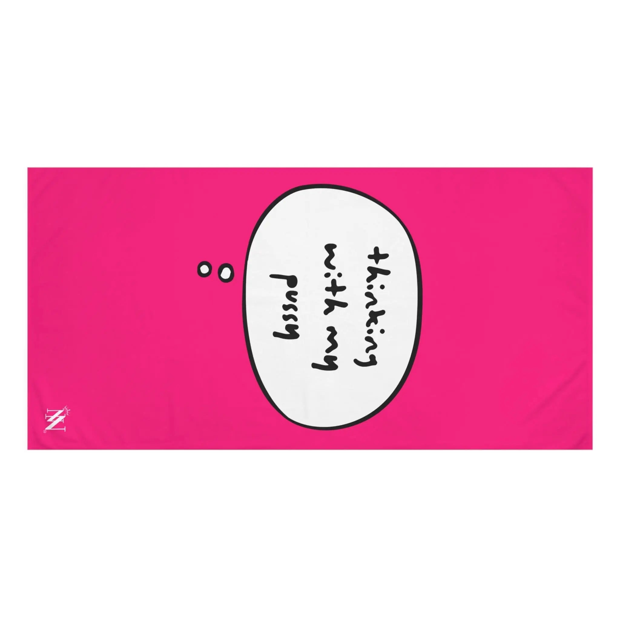 Pink Thinking With My Pussy | Mix & Match Naughty XL Fun-Flirty Lovers’ Towels