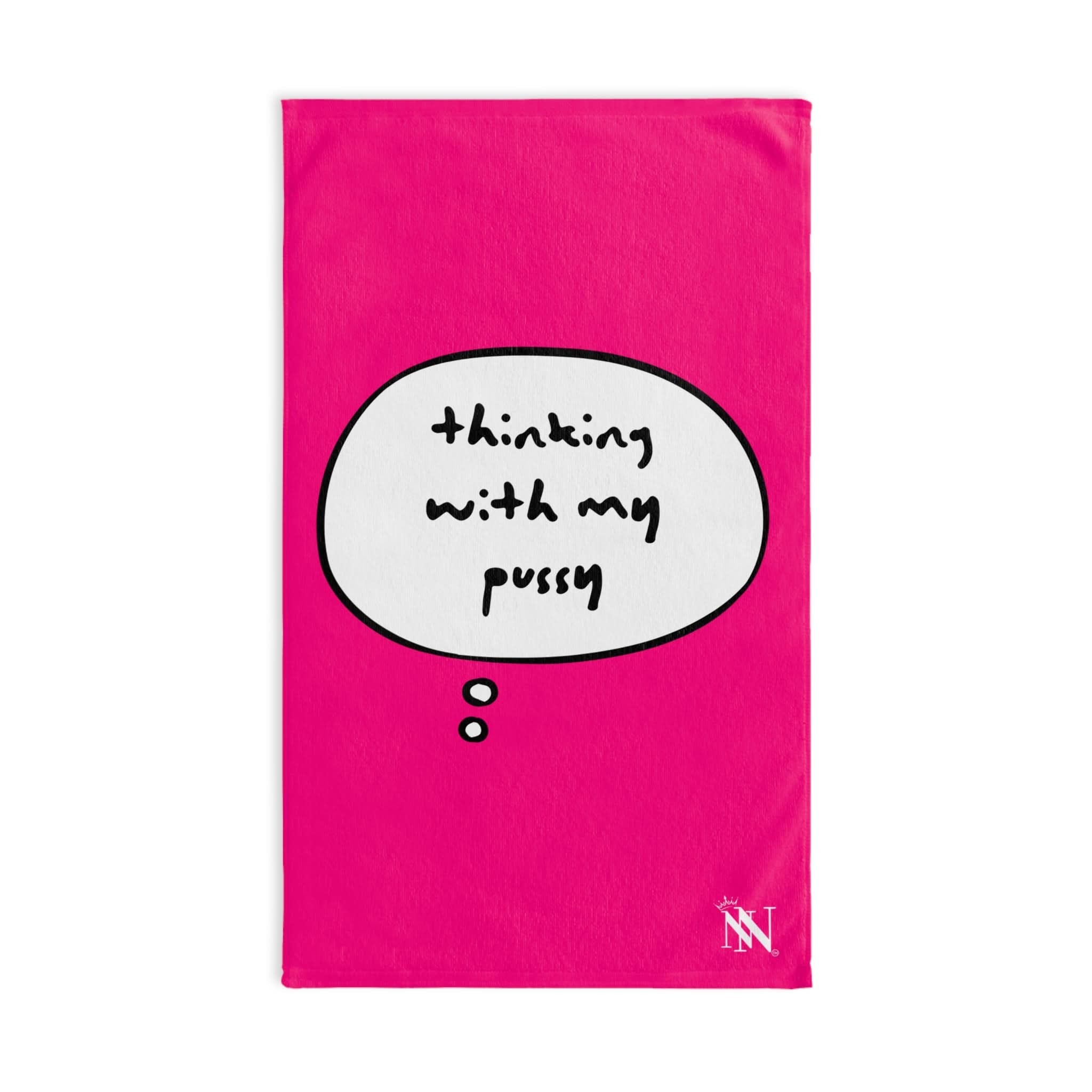 Pink Thinking With My Pussy | Mix & Match Original Fun-Flirty Lovers’ Towels
