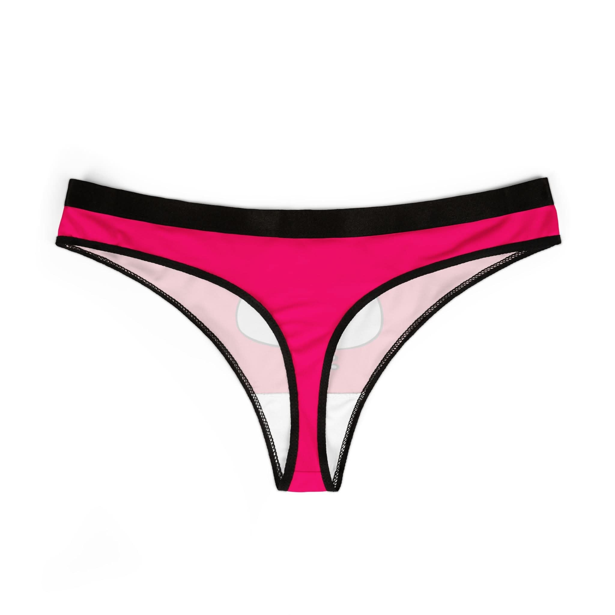Pink Thinking With My Pussy Mix Match Women’s Thong Sex Panties | Playful Gifts