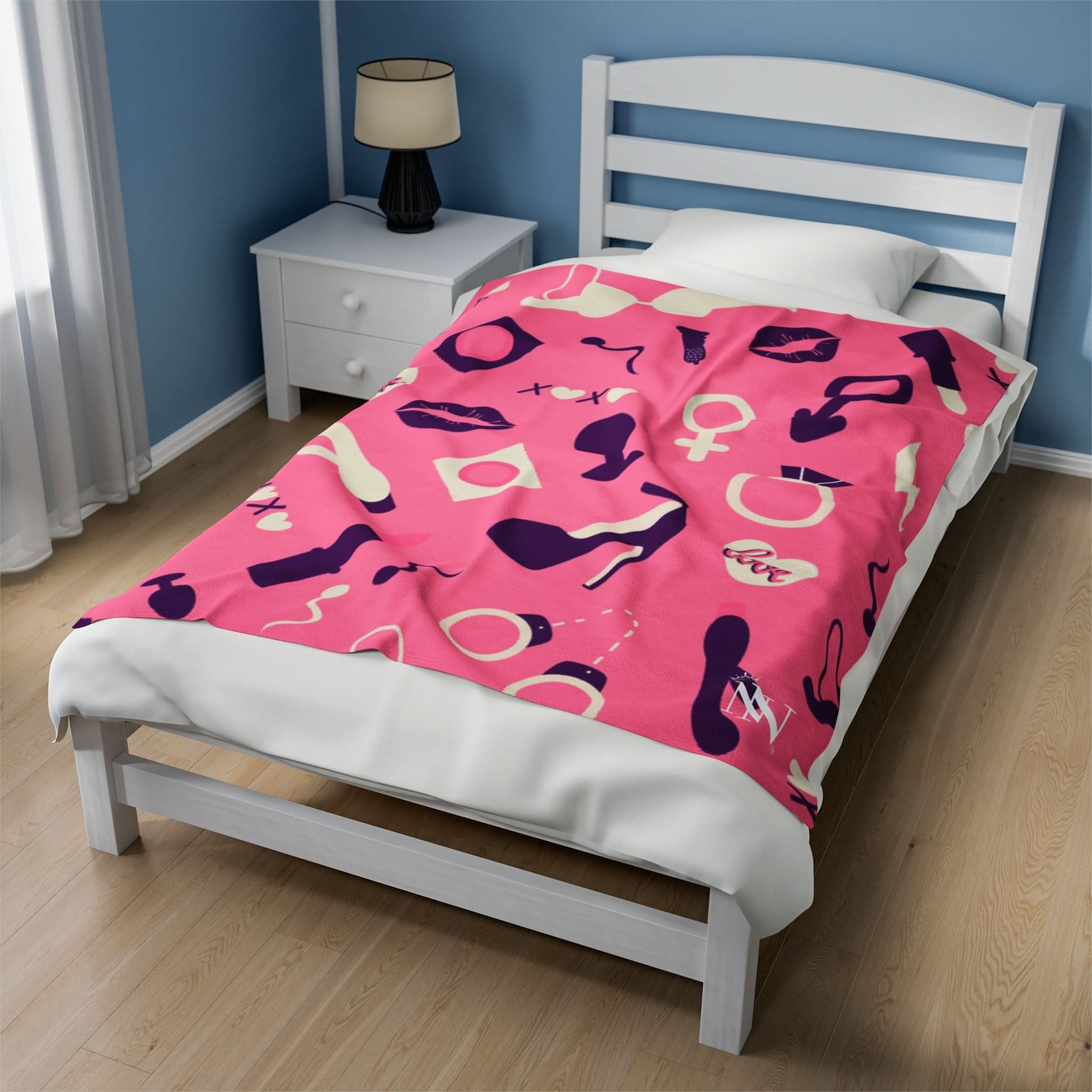 Pink Toy Love | Mix & Match Fun-Flirty Lovers’ Blankets