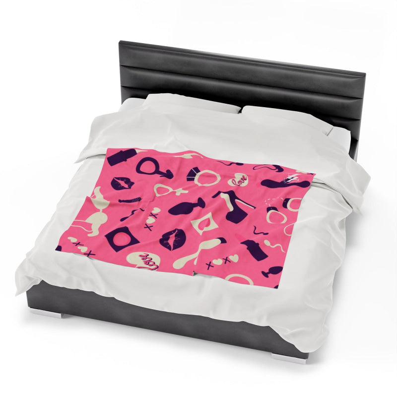 Pink Toy Love | Mix & Match Fun-Flirty Lovers’ Blankets