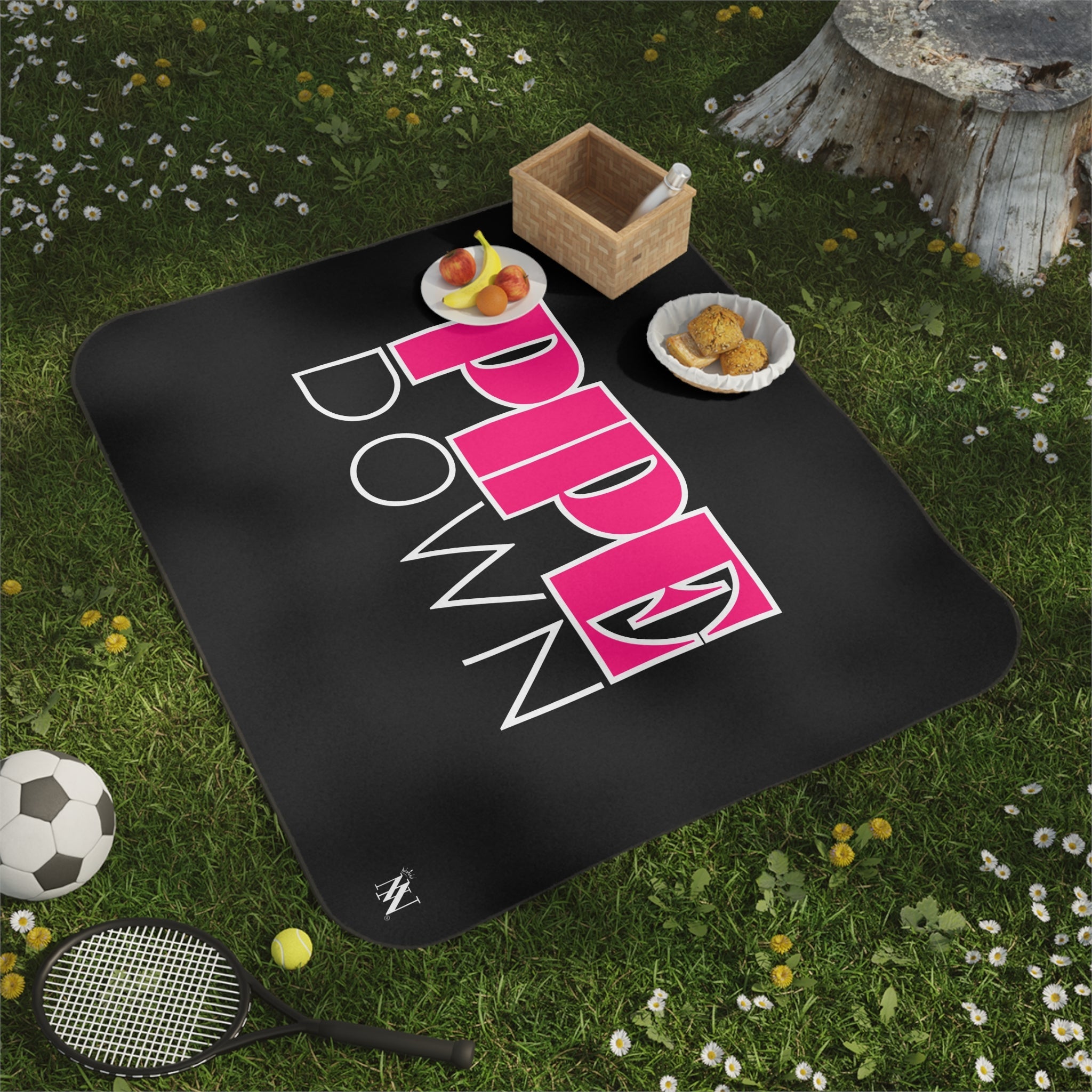 Pipe Down | Mix Match Fun-Flirty Lovers’ Water-Resistant Blankets