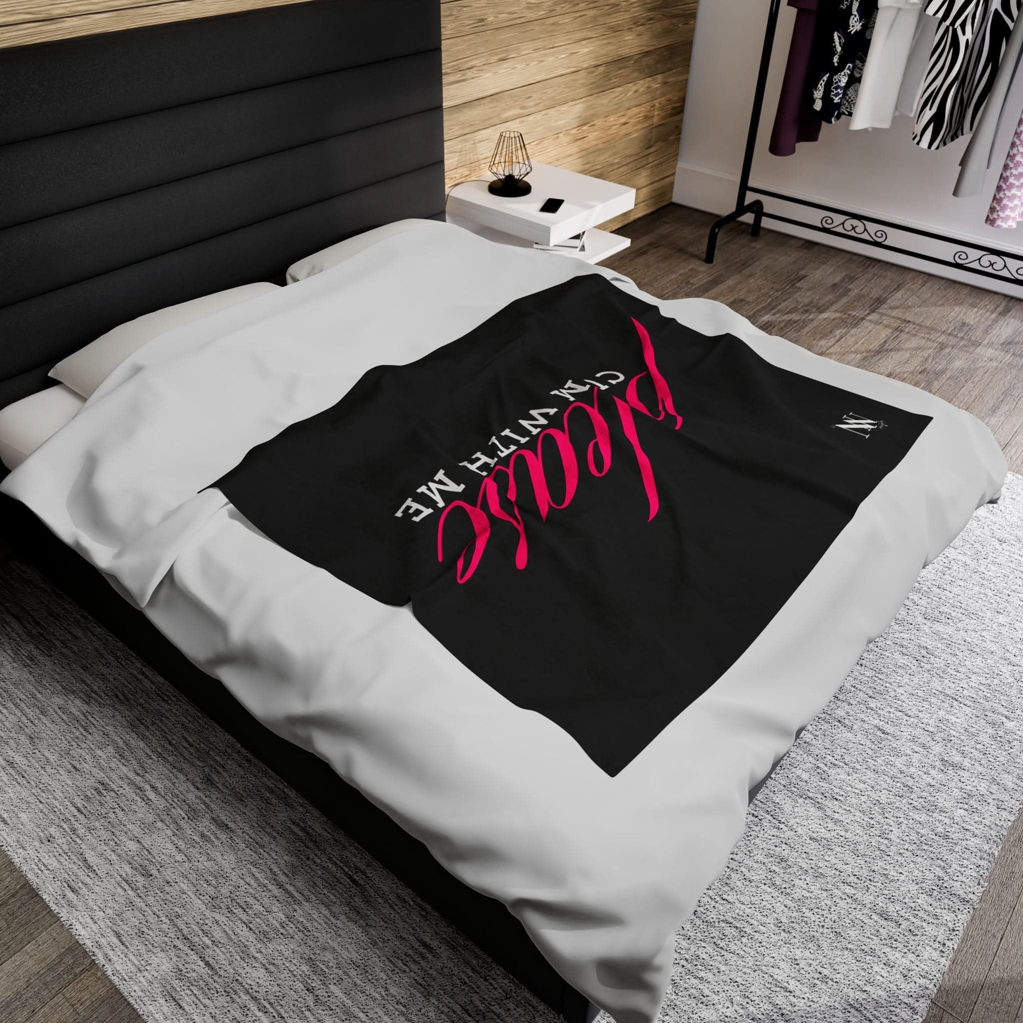 Please Cum With Me | Mix & Match Fun-Flirty Loversā Blankets