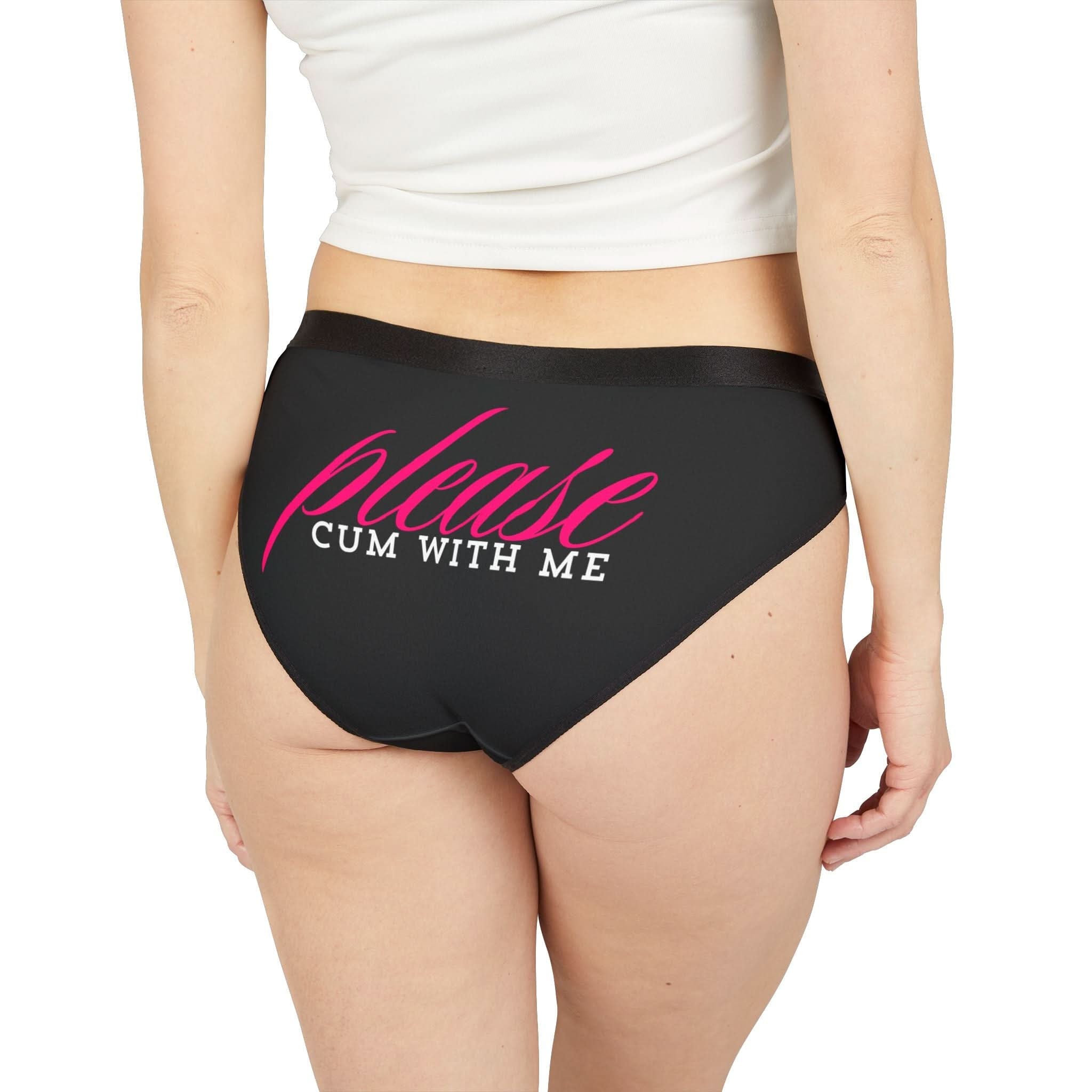 Please Cum With Me | Mix & Match Women’s Fun-Flirty Lovers’ Panties