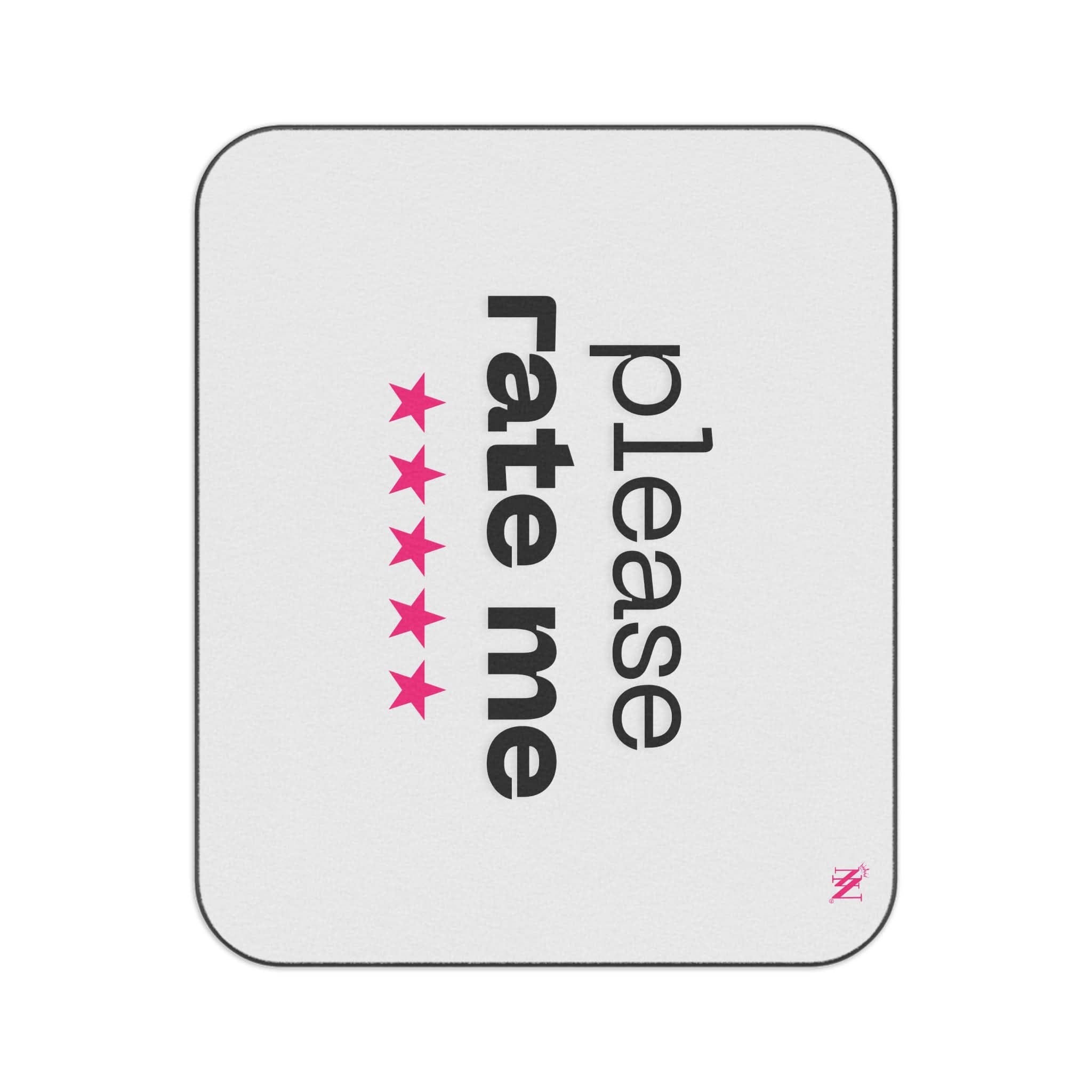 Please Rate Me | Mix Match Fun-Flirty Lovers’ Water-Resistant Blankets