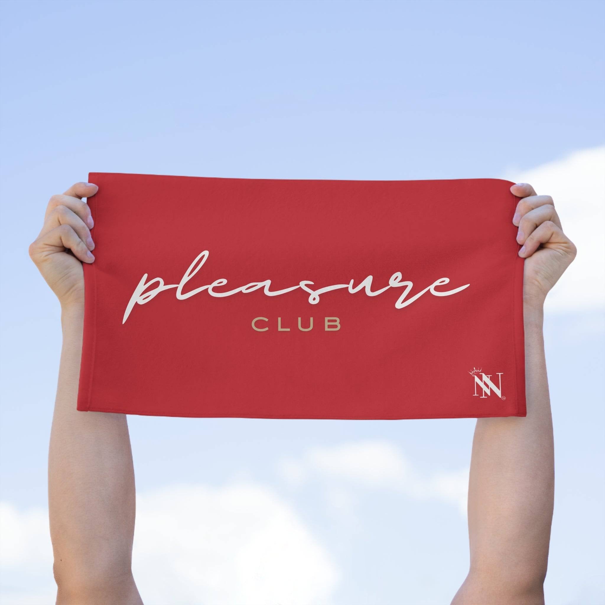 Pleasure Club Red Mix Match Soft Sex Towels | Flirty Lovers’ Gifts