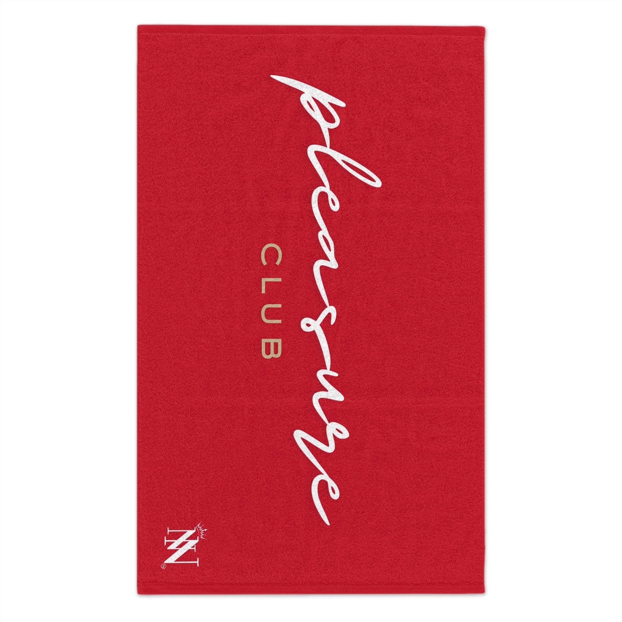 Pleasure Club Red Mix Match Soft Sex Towels | Flirty Lovers’ Gifts