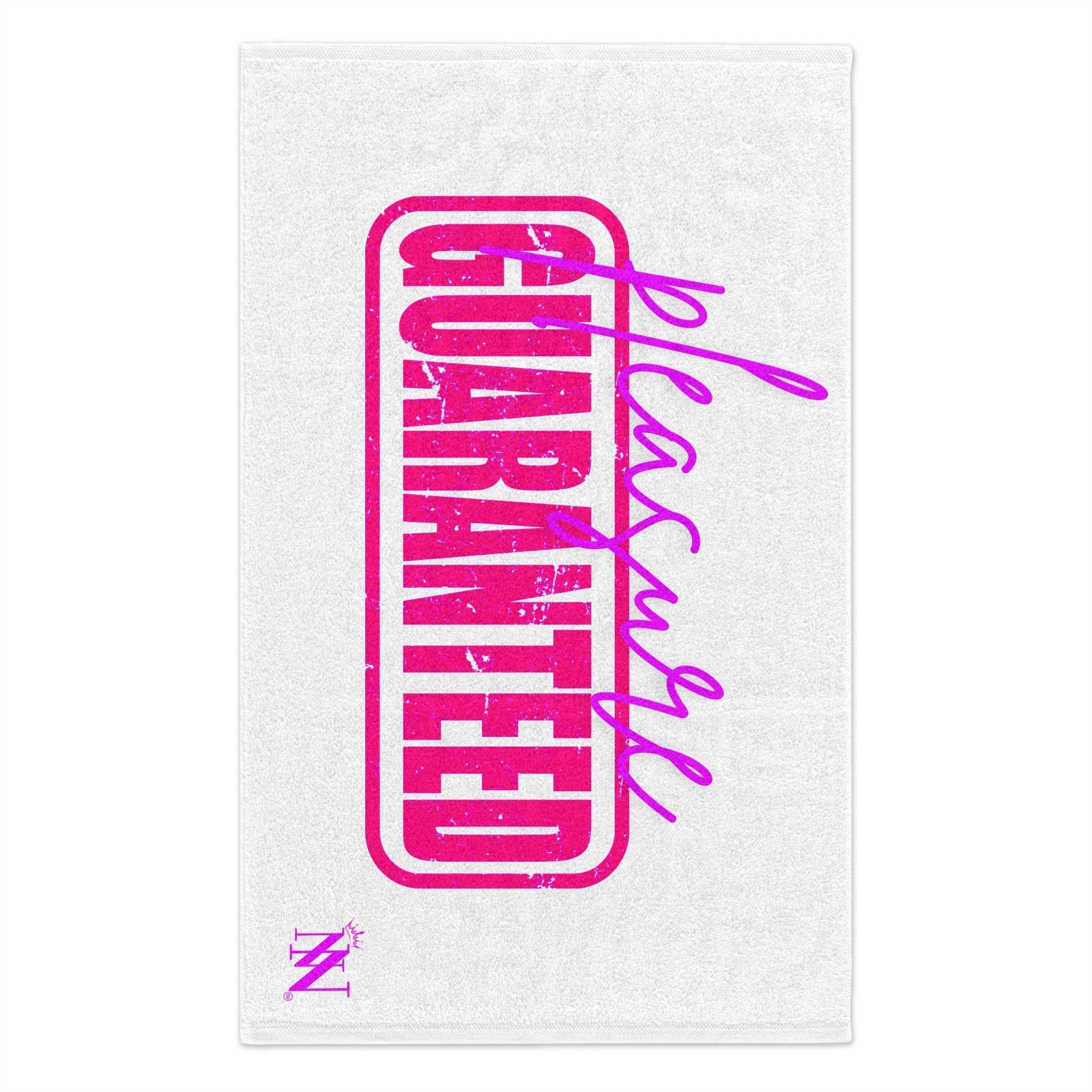 Pleasure Guaranteed White | Mix & Match Soft Fun-Flirty Lovers’ Towels