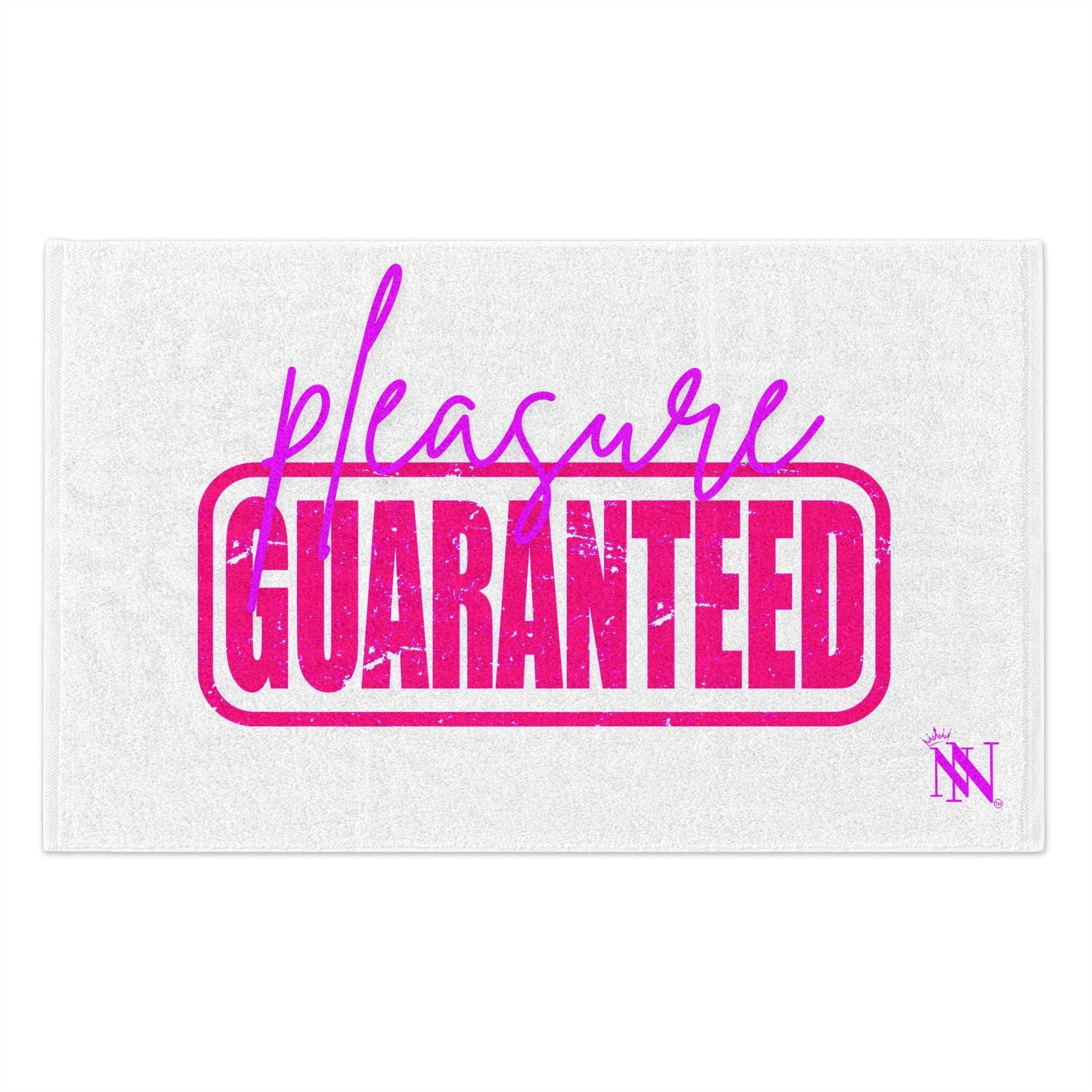 Pleasure Guaranteed White | Mix & Match Soft Fun-Flirty Lovers’ Towels