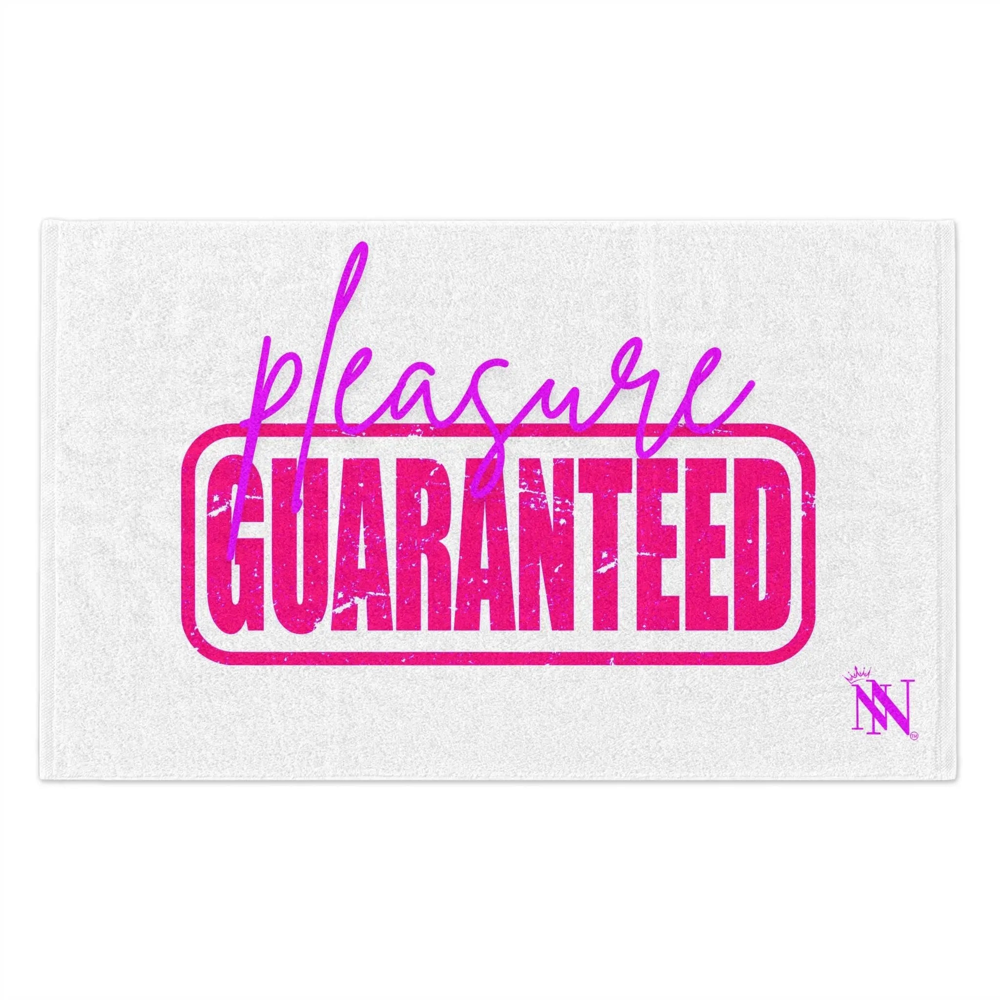 Pleasure Guaranteed White | Mix & Match Soft Fun-Flirty Lovers’ Towels