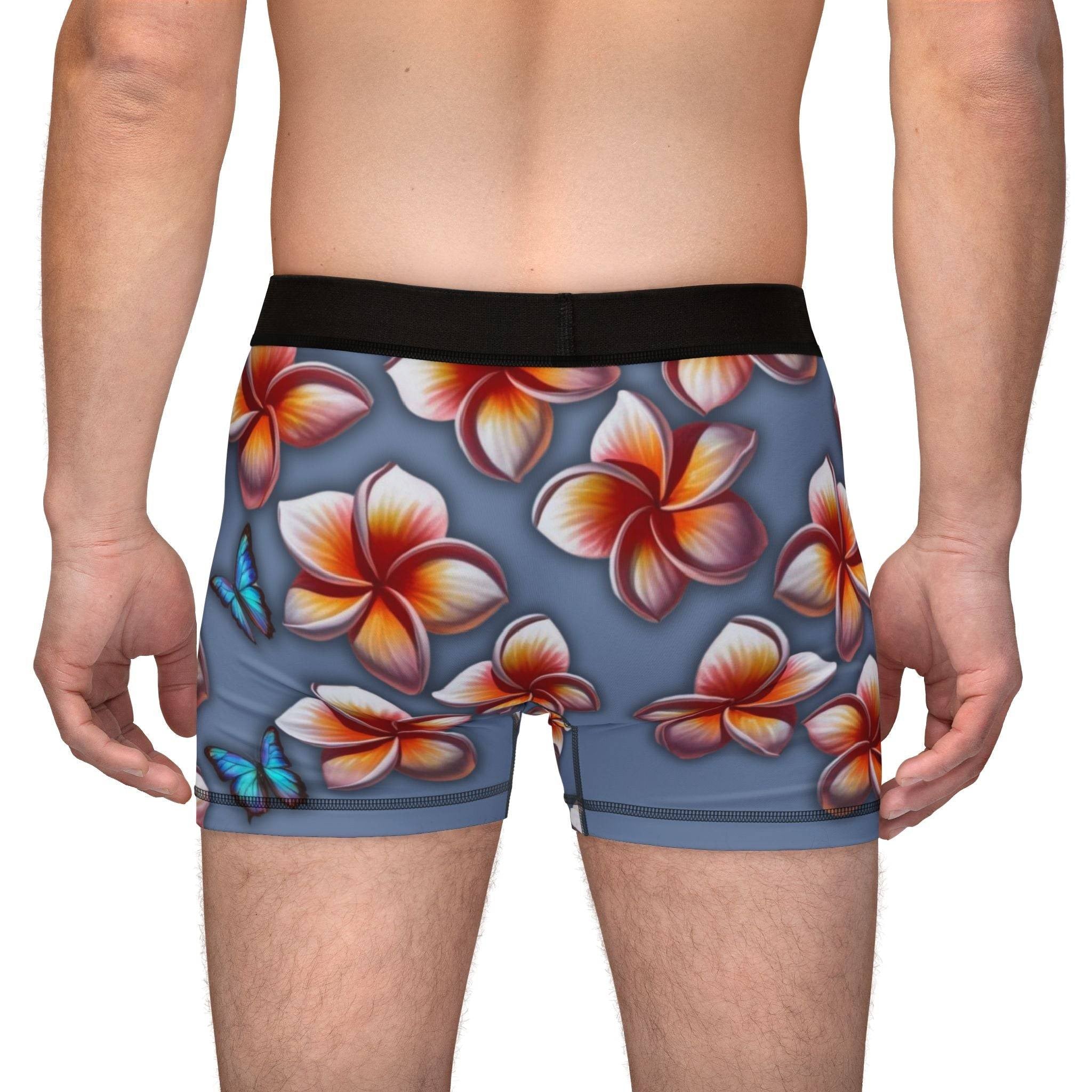Pleasure in Plumeria | Mix and Match Fun-Flirty Lovers’ Boxer Briefs