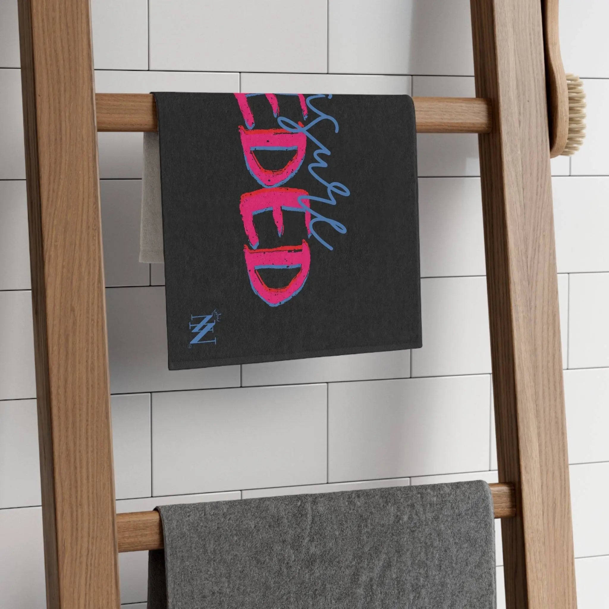 Pleasure Needed Black | Mix & Match Soft Sex Towels | Flirty Lovers’ Gifts
