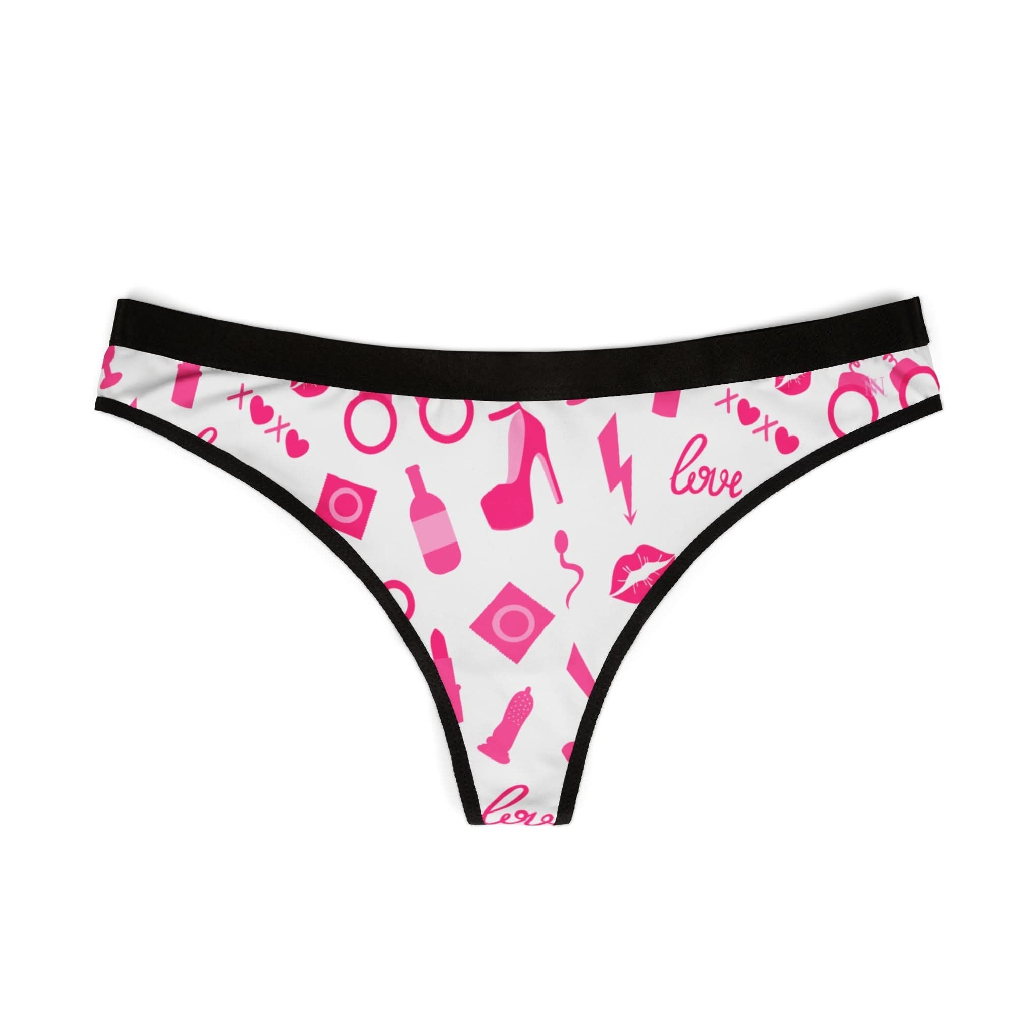 Pretty In Pink | Mix & Match Women’s Fun-Flirty Lovers’ Thongs