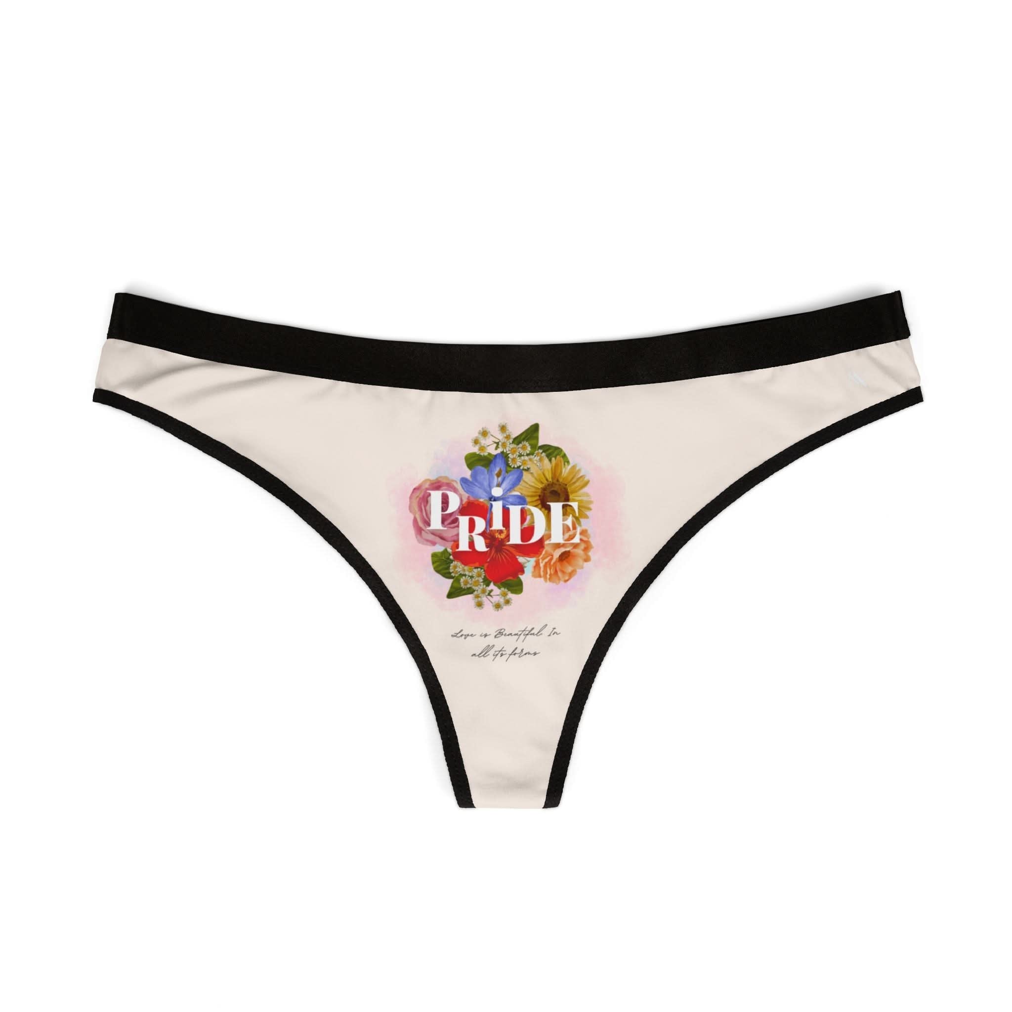 Pride is Beautiful | Mix & Match Women’s Fun-Flirty Lovers’ Thongs