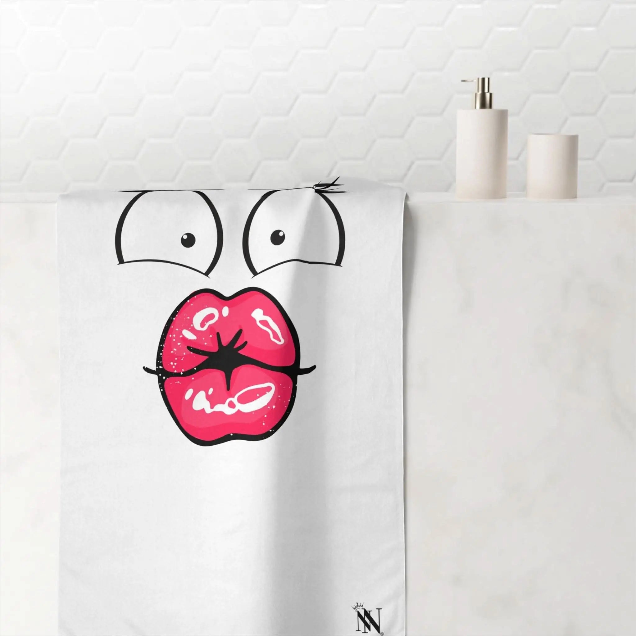 Pucker Up! | Mix & Match Naughty XL Fun-Flirty Lovers’ Towels