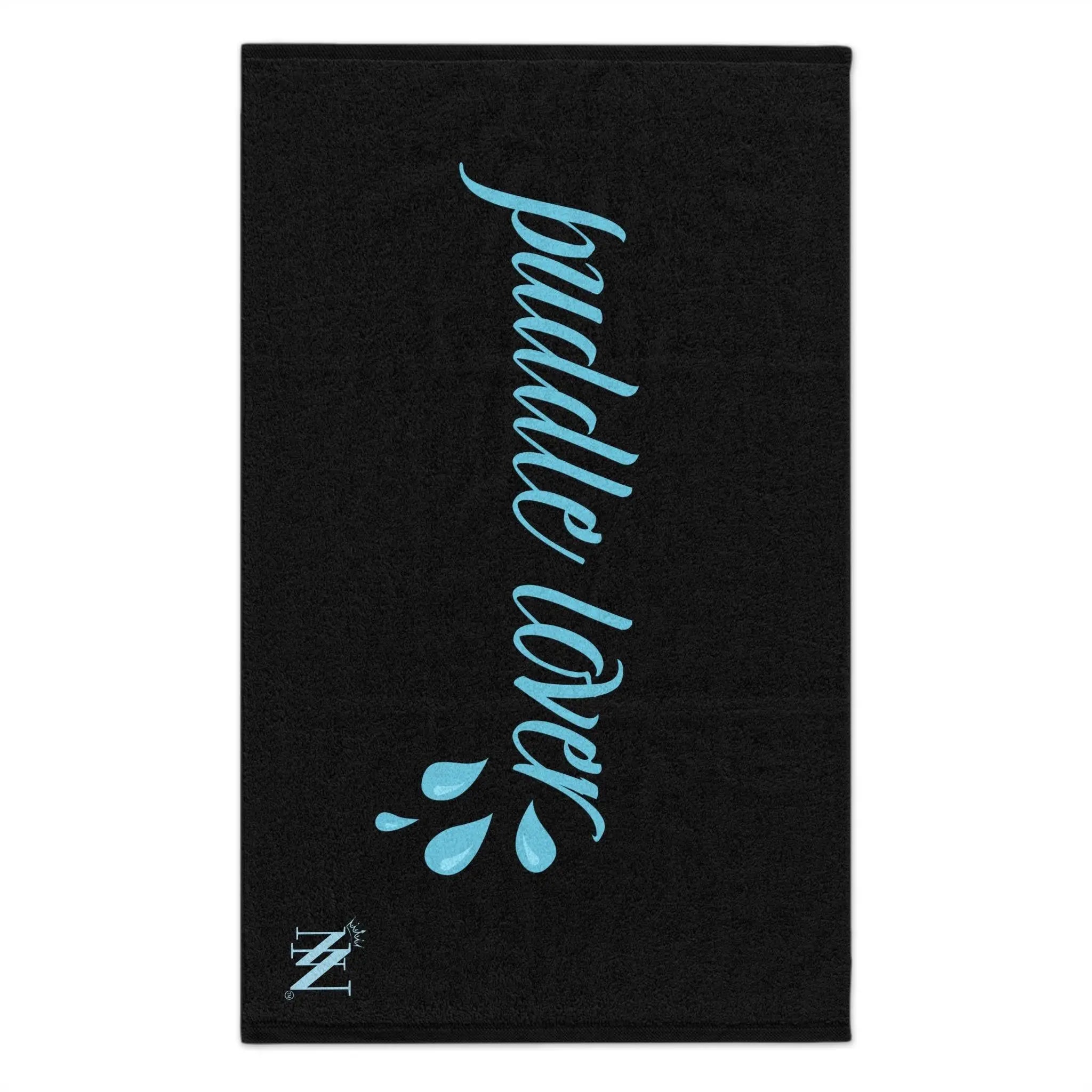 Puddle Lover Black Mix Match Soft Sex Towels | Flirty Lovers’ Gifts