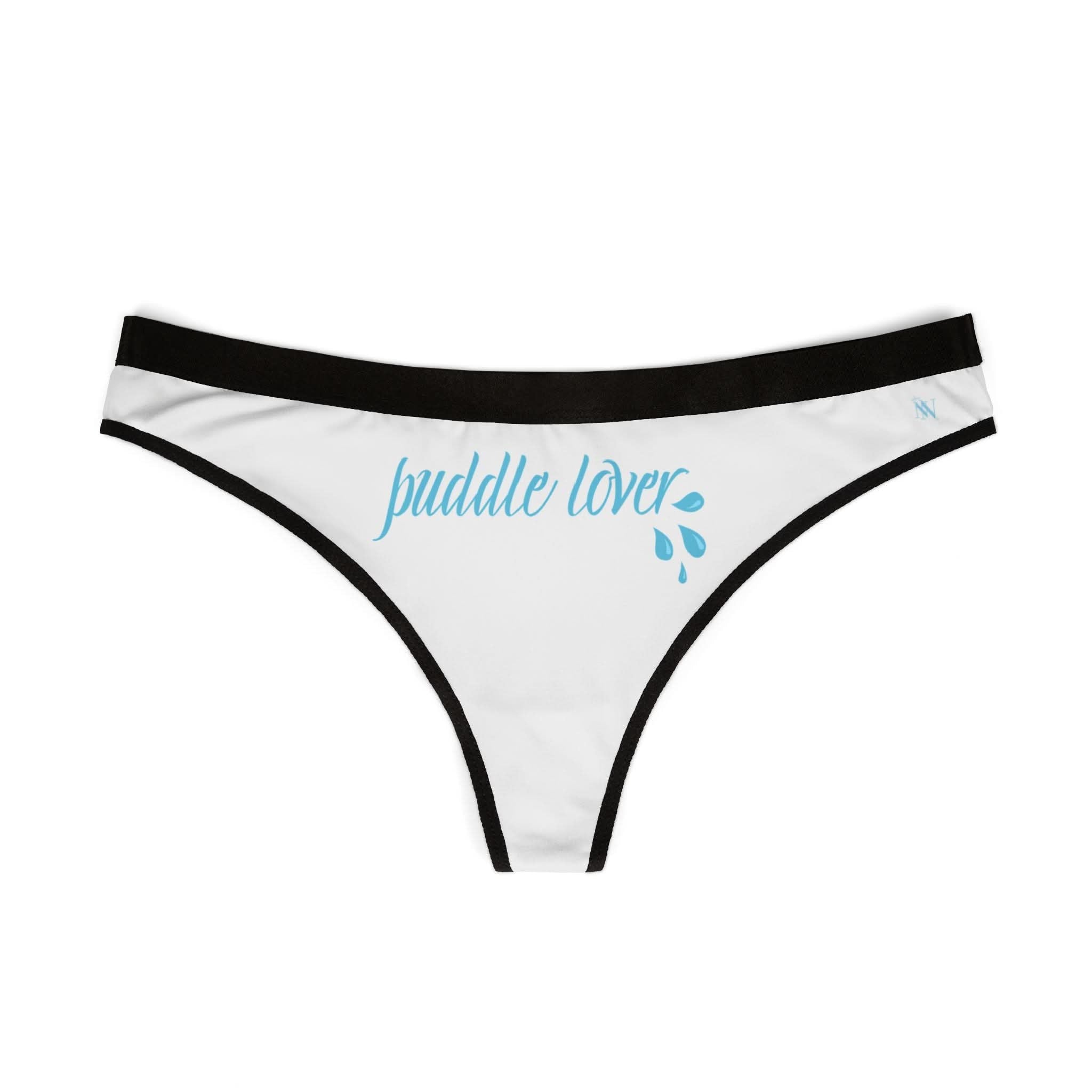 Puddle Lover Mix Match Women’s Thong Sex Panties | Playful Gifts